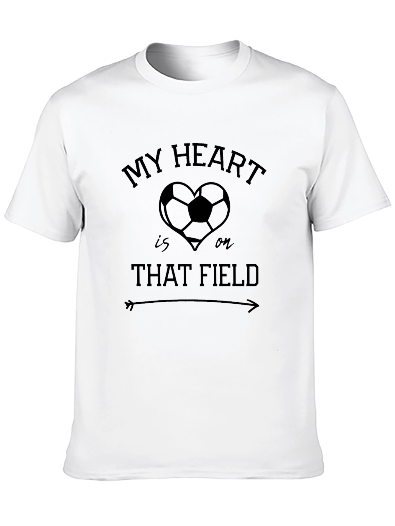 Soccer Lovers Heart T-Shirt