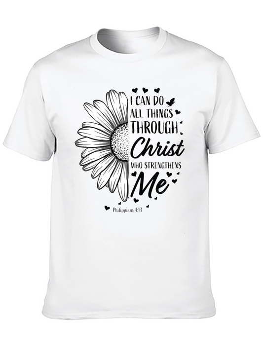 Christian Sunflower T-Shirt Faith Based Tee