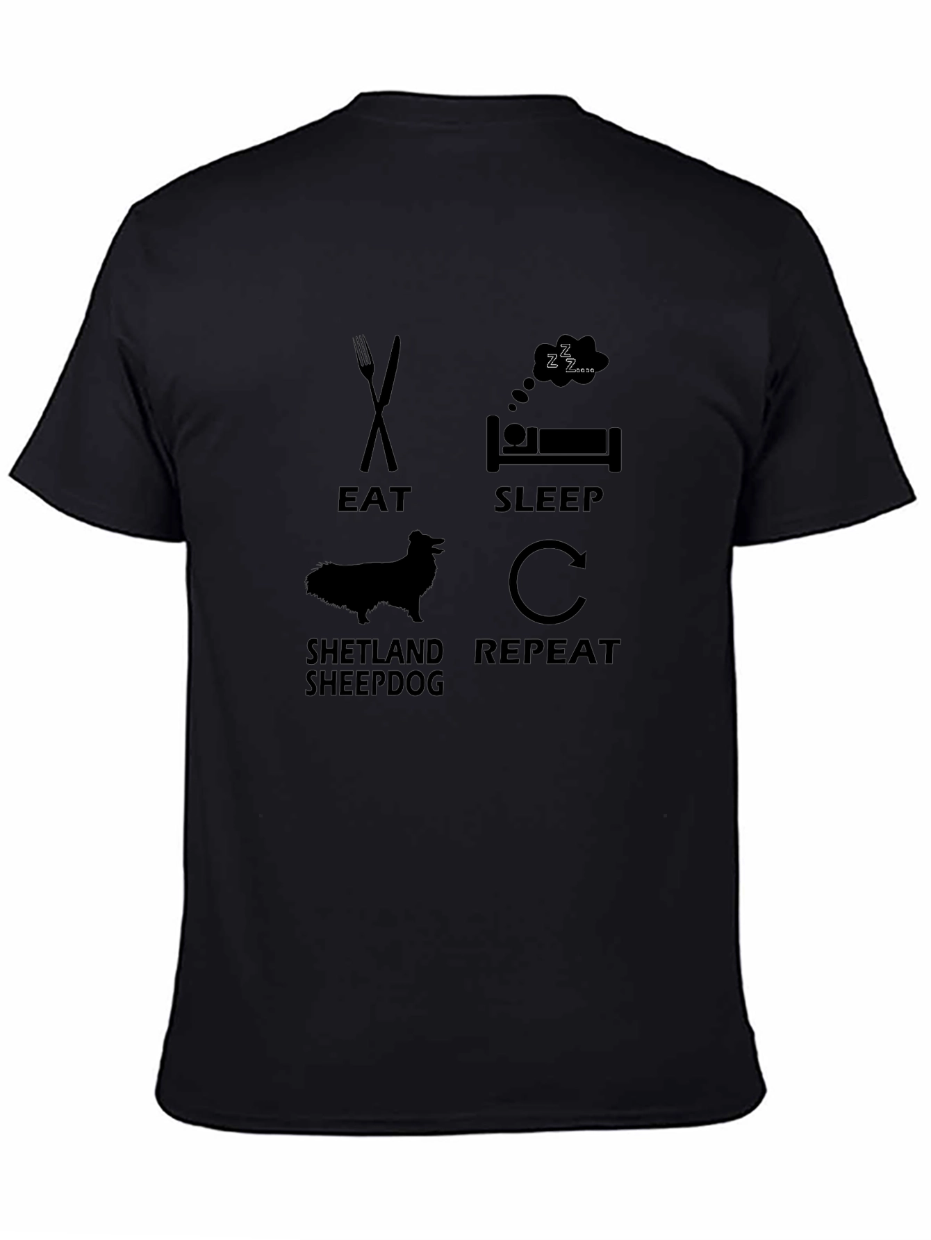Eat Sleep Shetland Sheepdog Repeat T-Shirt