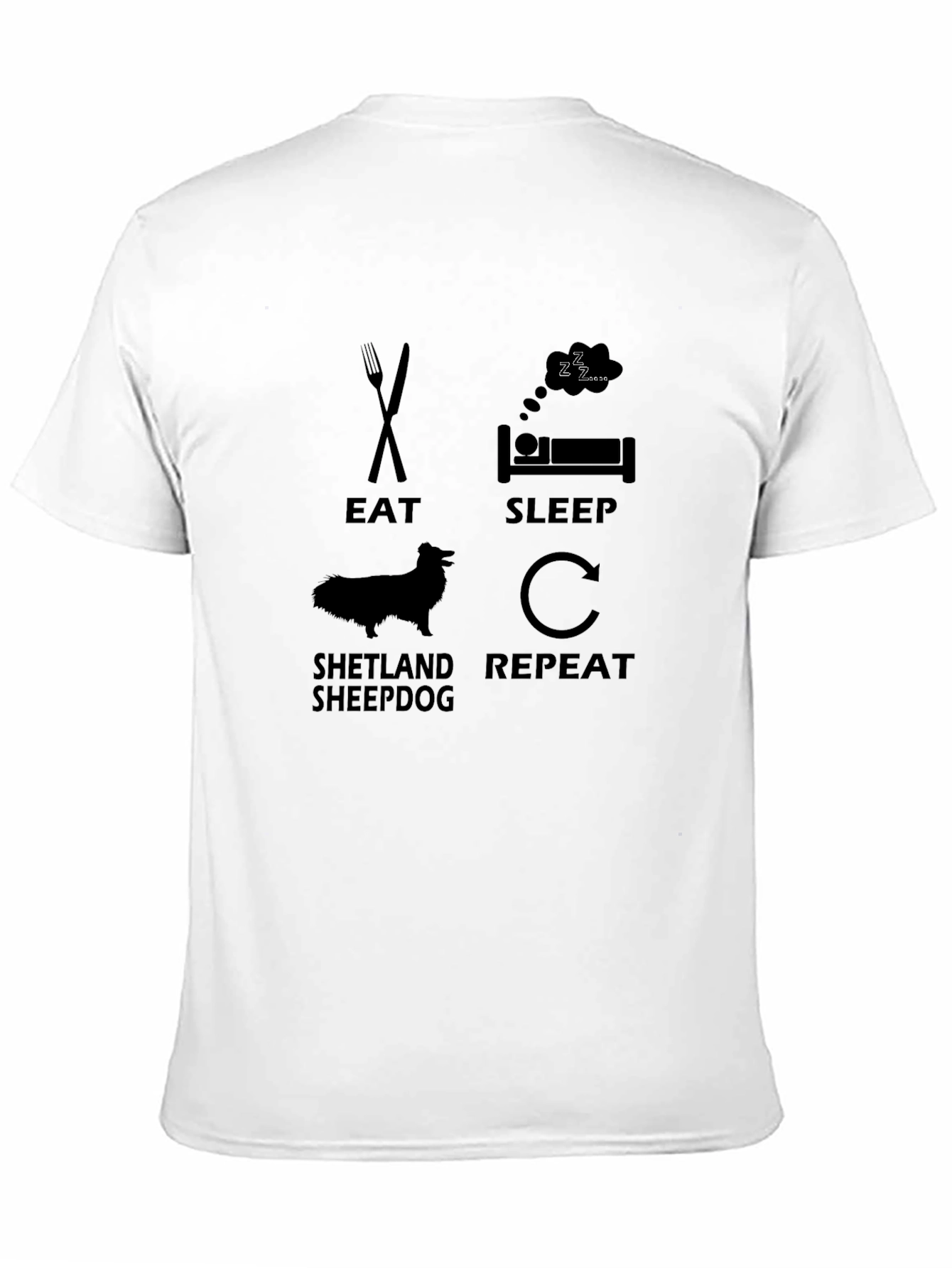 Eat Sleep Shetland Sheepdog Repeat T-Shirt