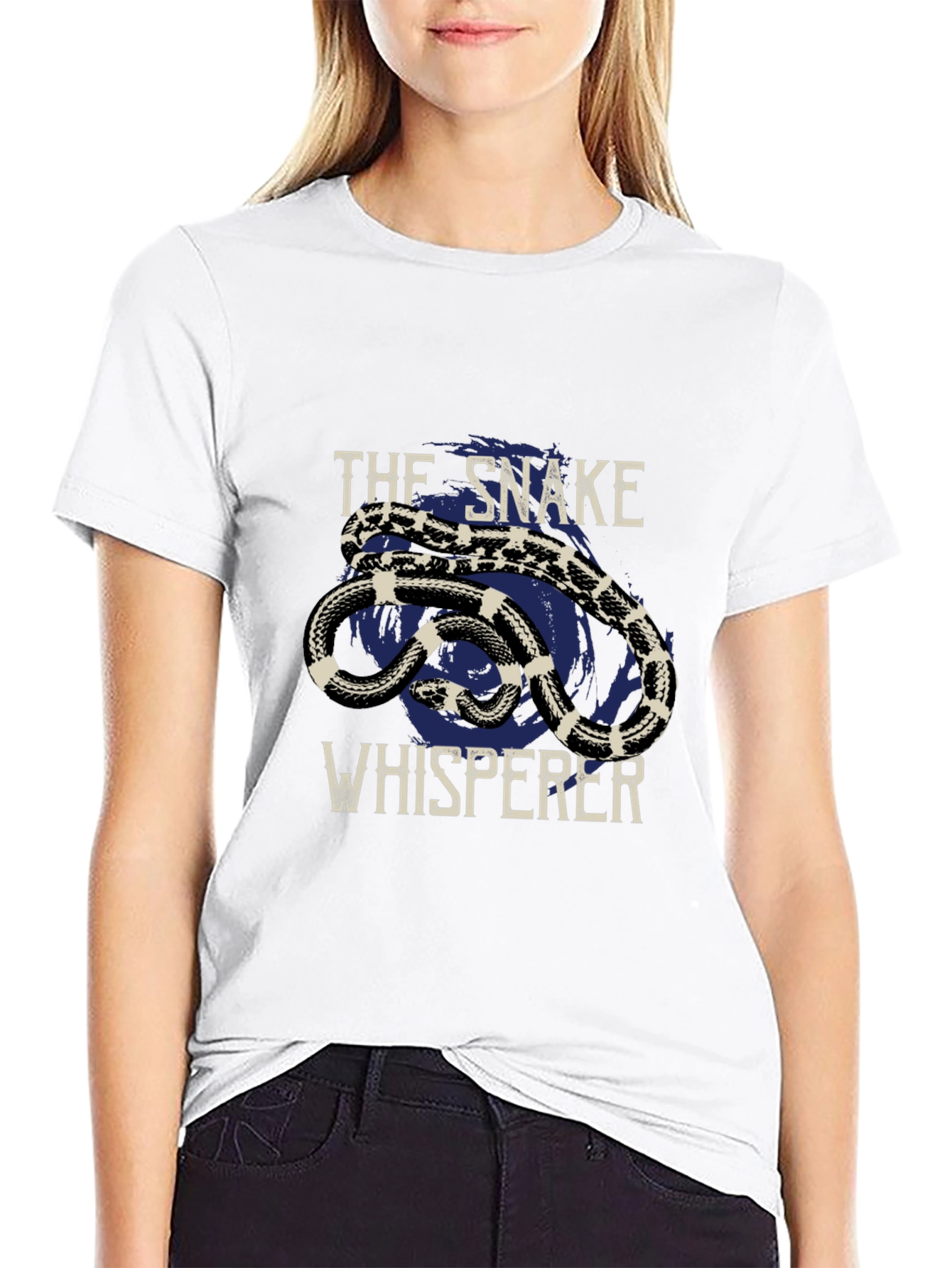 The Snake Whisperer Graphic Tee - Black