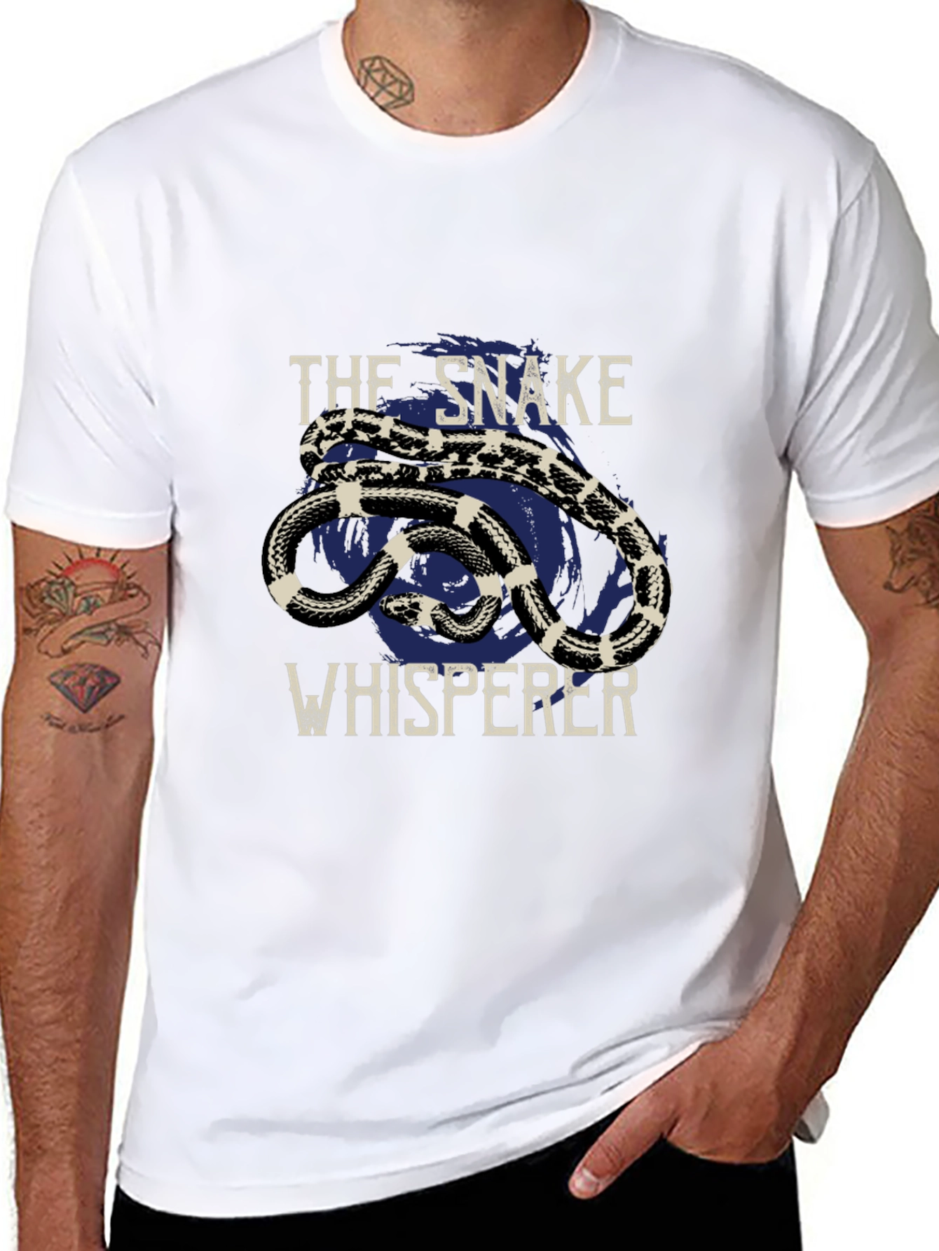 The Snake Whisperer Graphic Tee - Black
