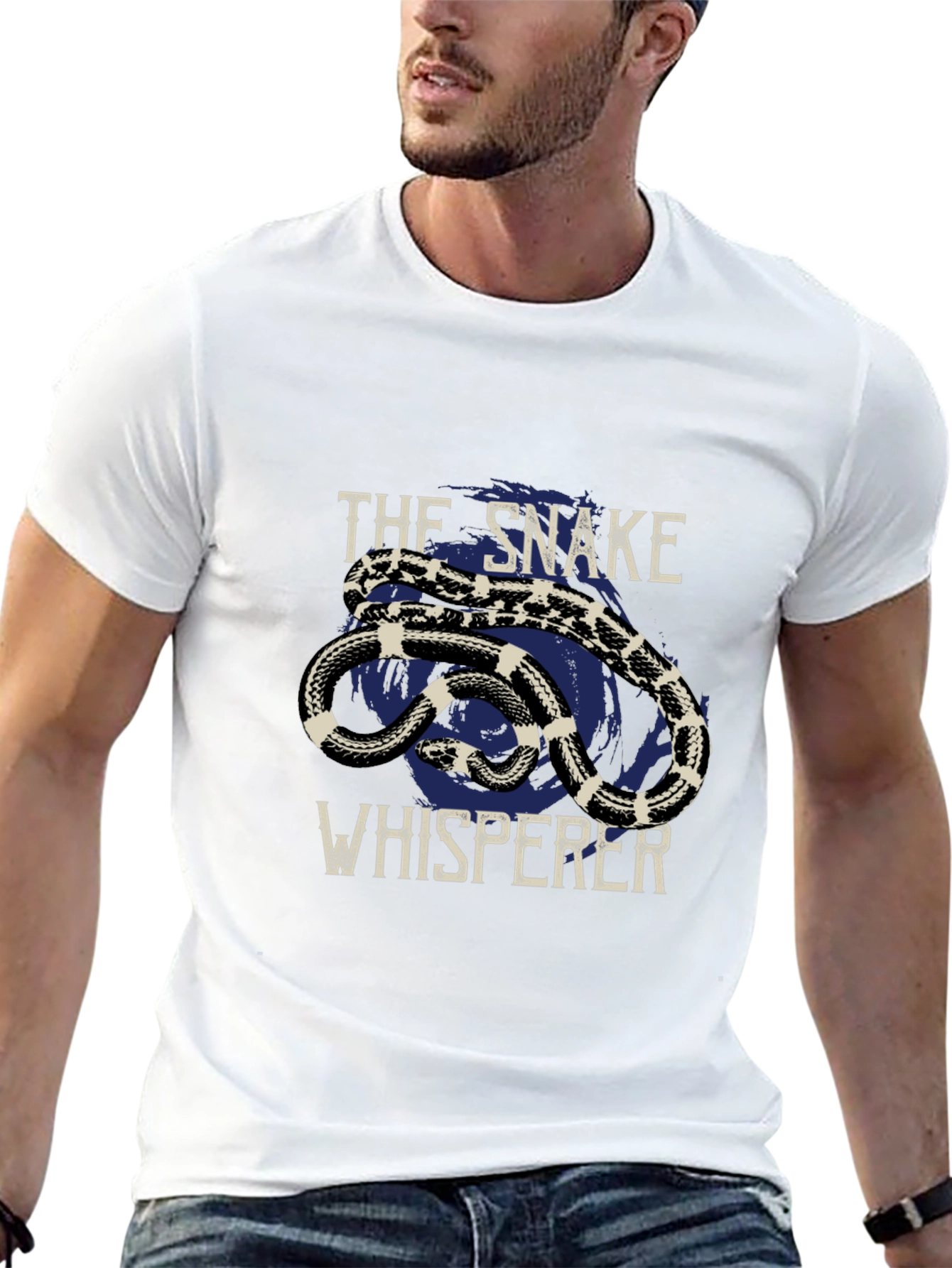 The Snake Whisperer Graphic Tee - Black