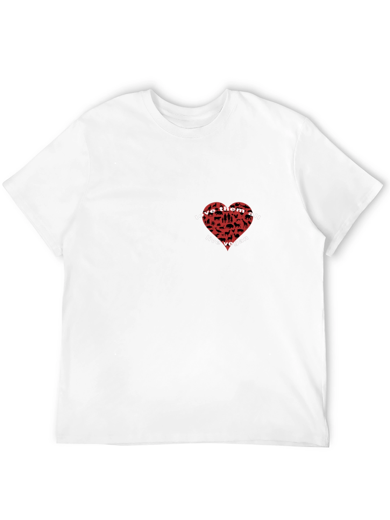 Vegan Animal Lover T-Shirt - Love Them All