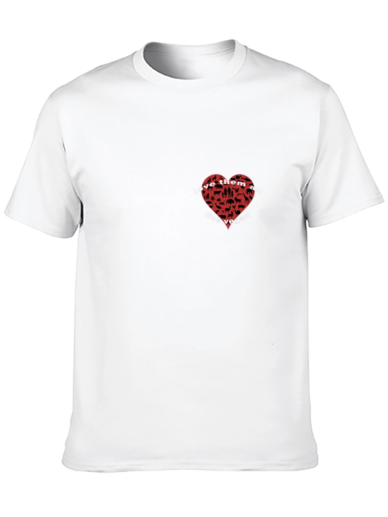 Vegan Animal Lover T-Shirt - Love Them All