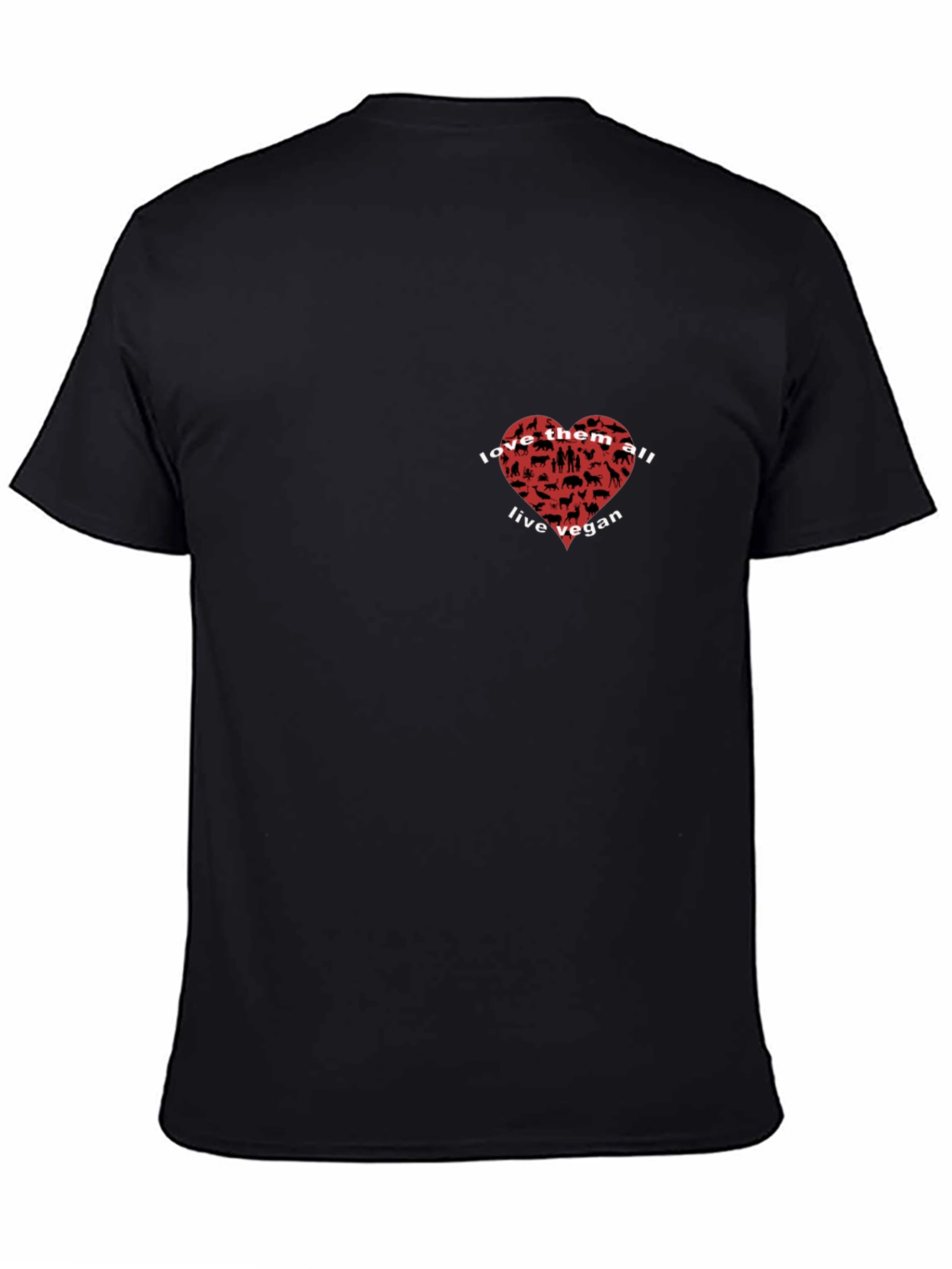 Vegan Animal Lover T-Shirt - Love Them All