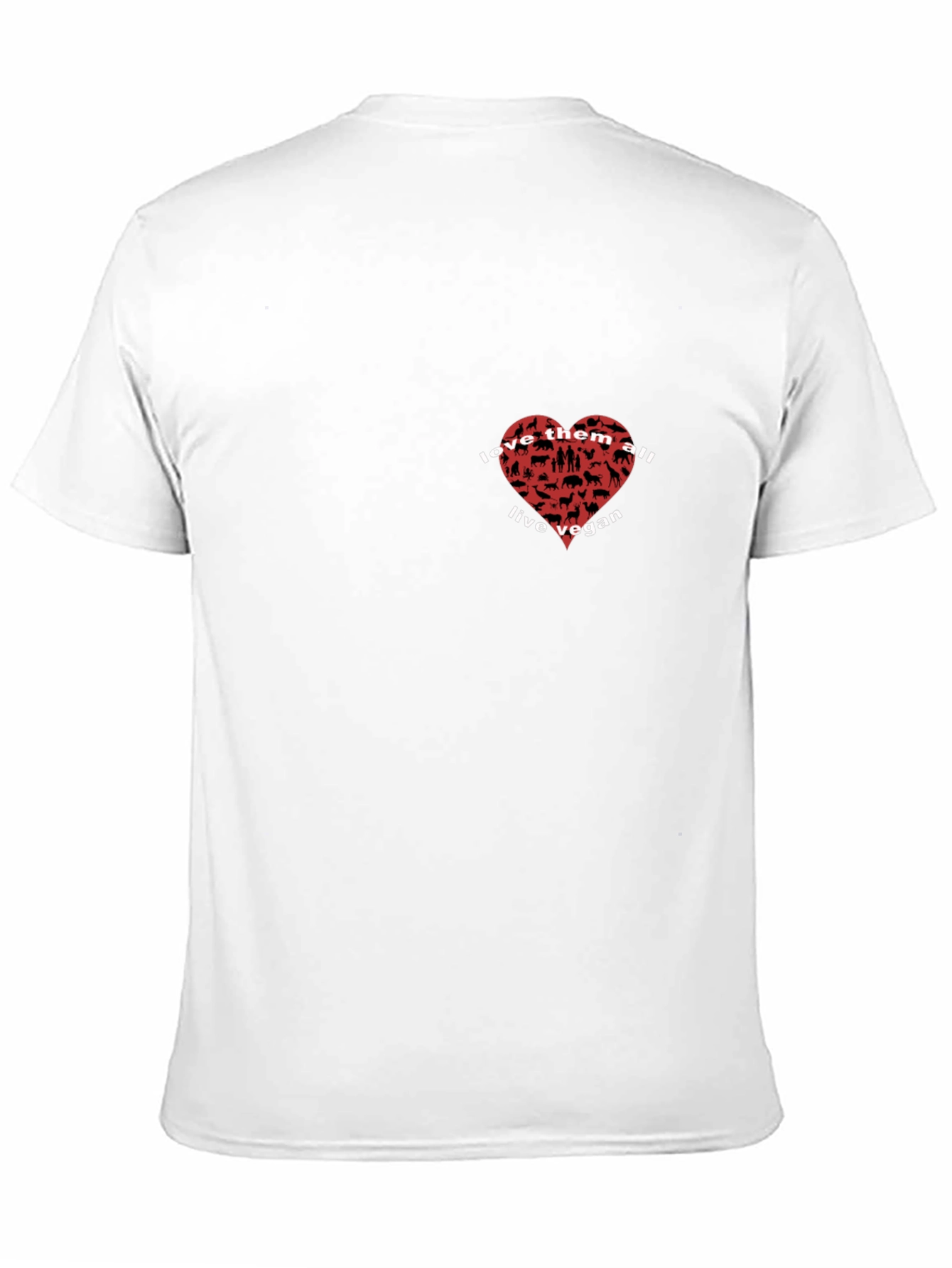 Vegan Animal Lover T-Shirt - Love Them All