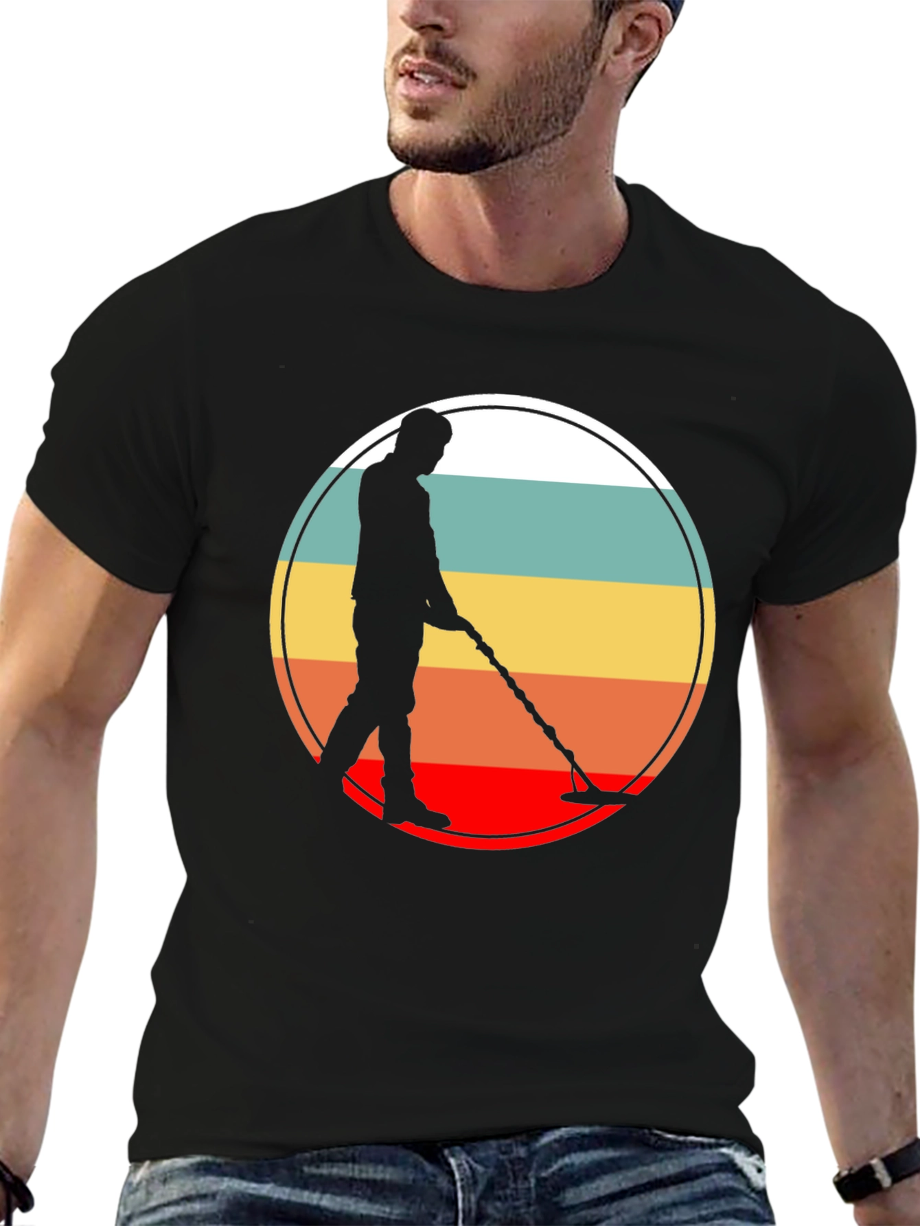 Retro Metal Detector T-Shirt