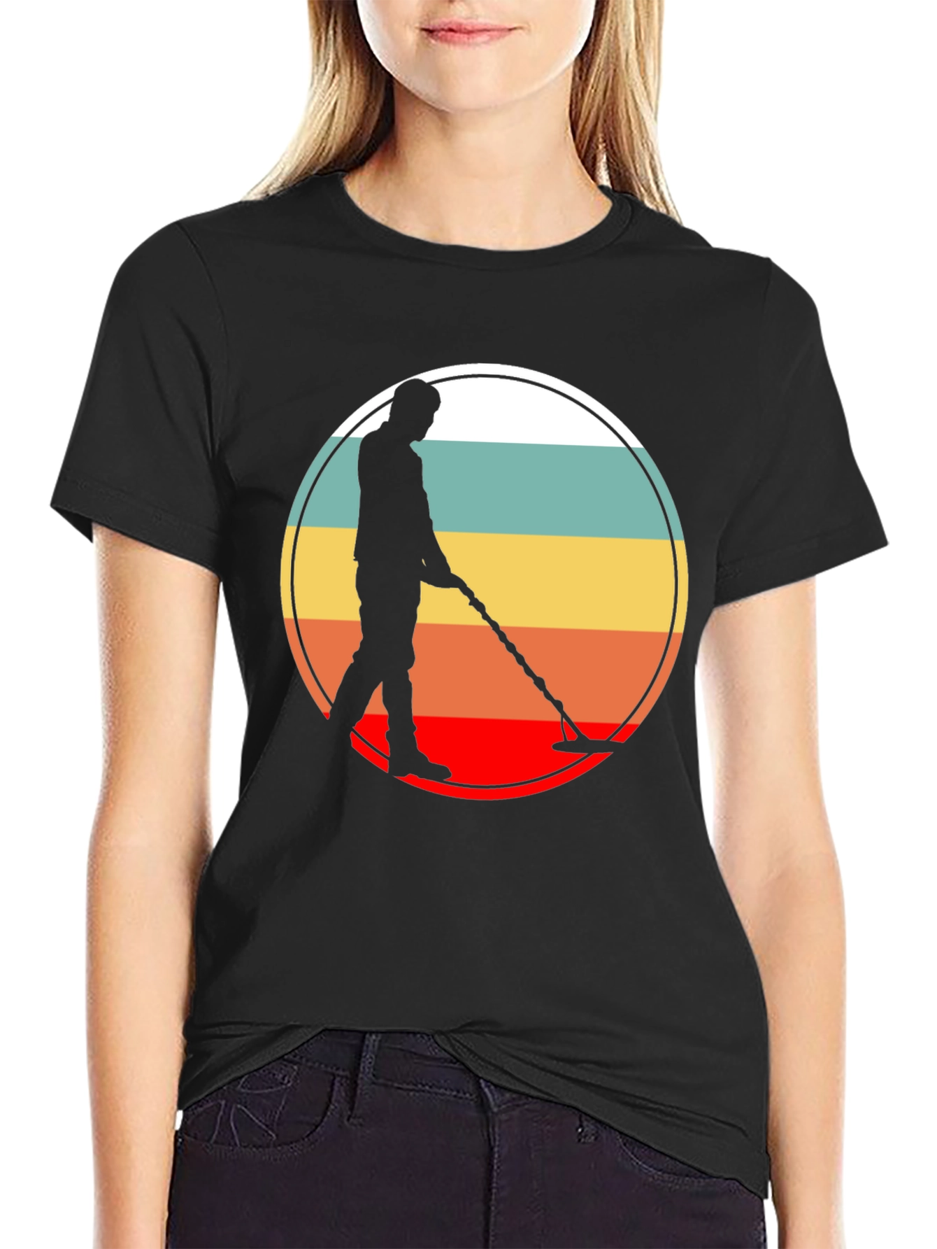 Retro Metal Detector T-Shirt