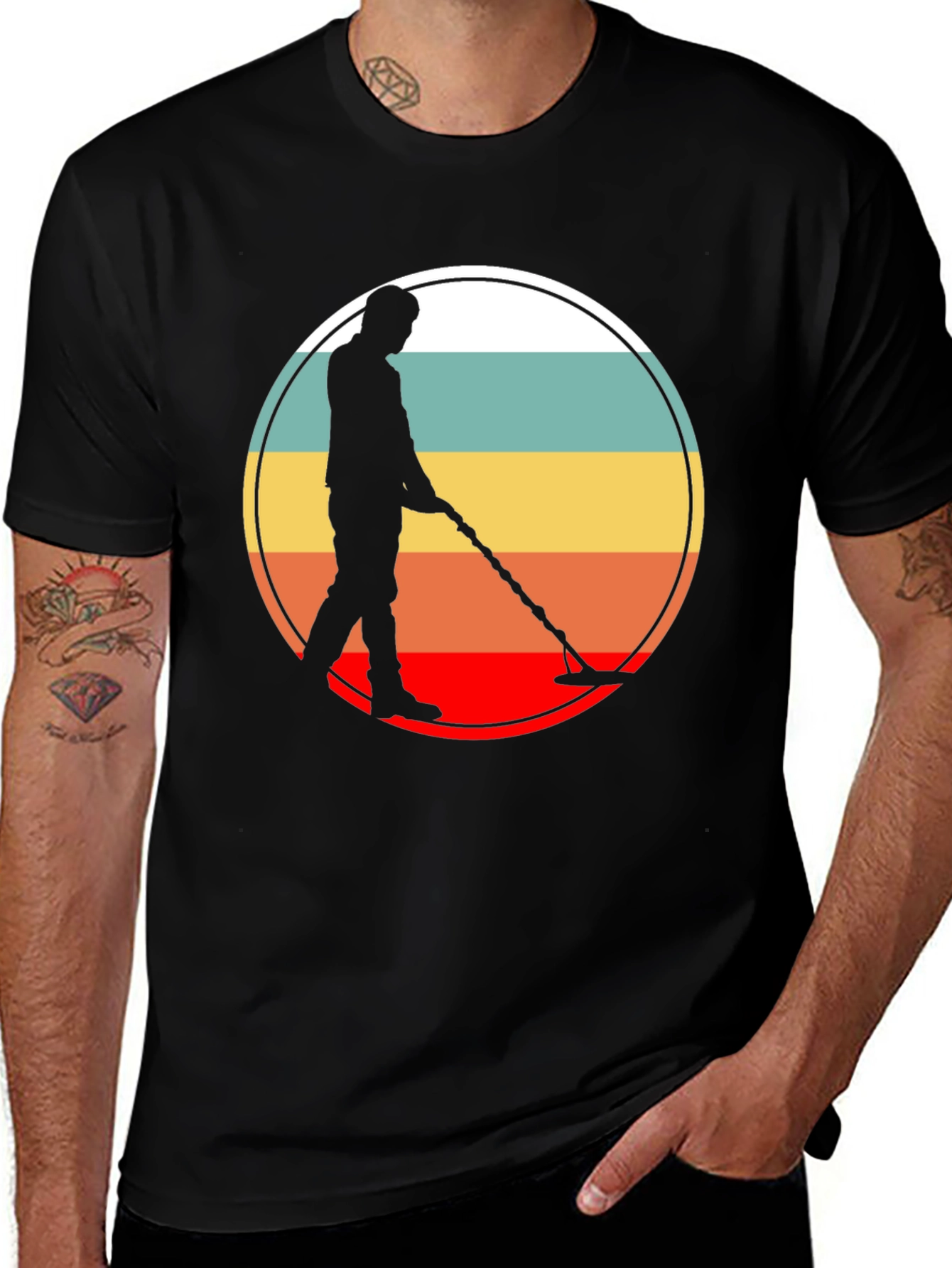 Retro Metal Detector T-Shirt