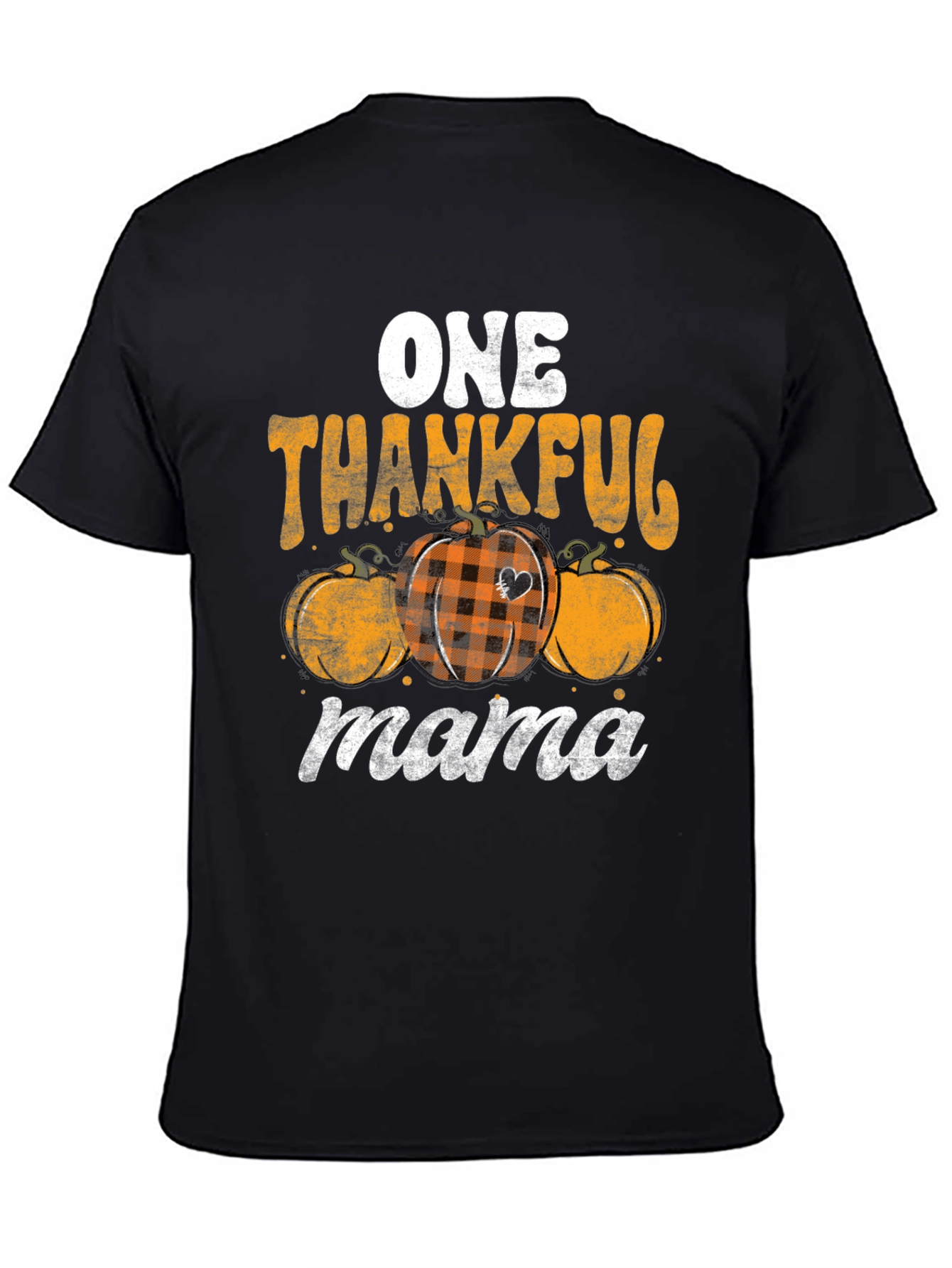 One Thankful Mama Thanksgiving T-Shirt