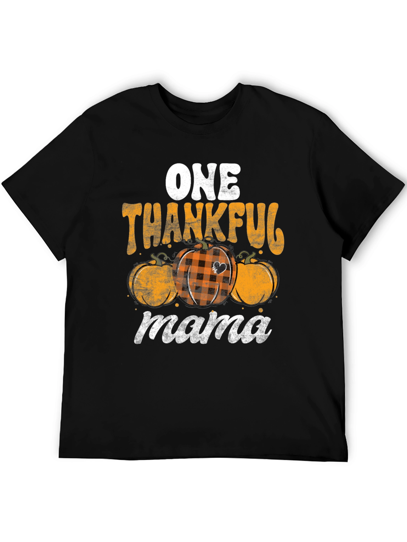 One Thankful Mama Thanksgiving T-Shirt