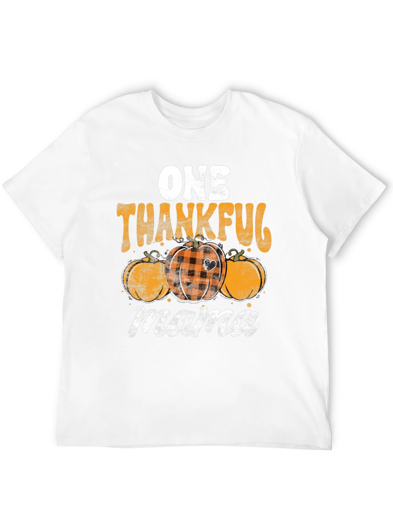 One Thankful Mama Thanksgiving T-Shirt