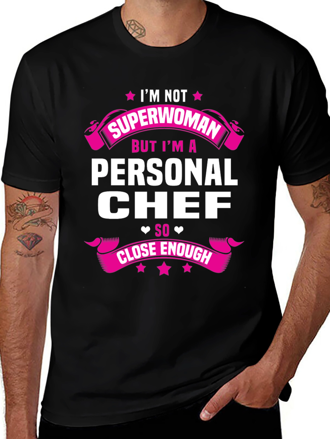 Personal Chef T-Shirt - Not Superwoman Funny Tee