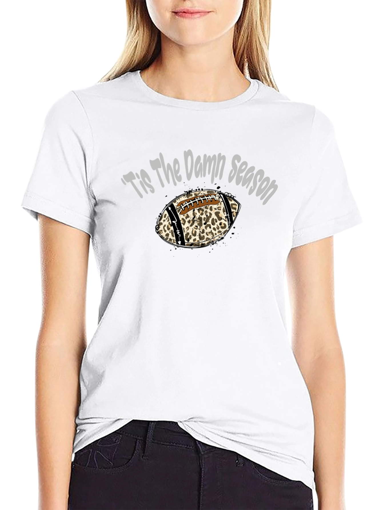 Tis The Damn Season Football T-Shirt