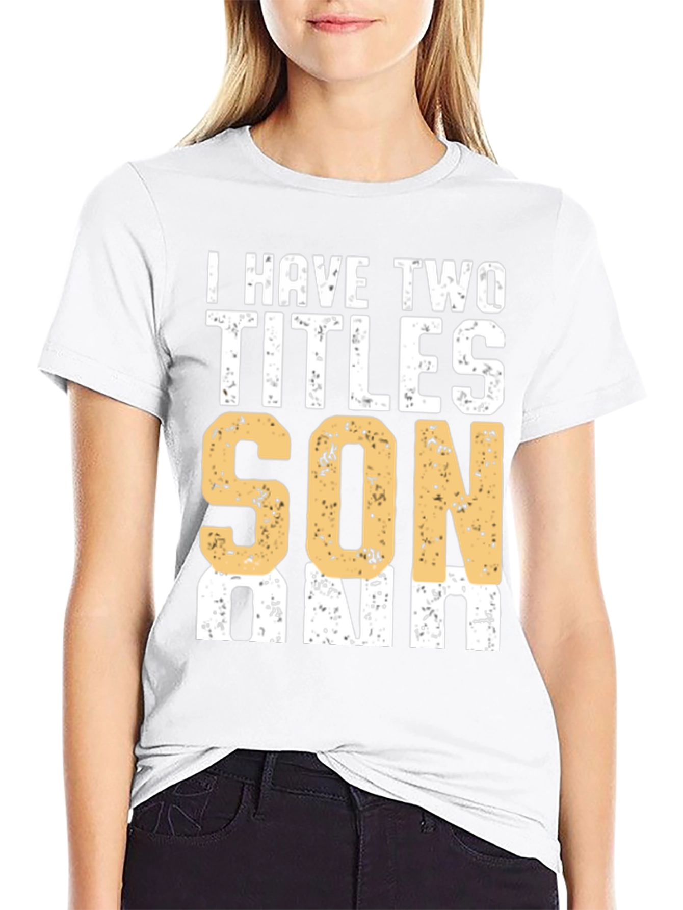I Have Two Titles Son & Dad Graphic T-Shirt
