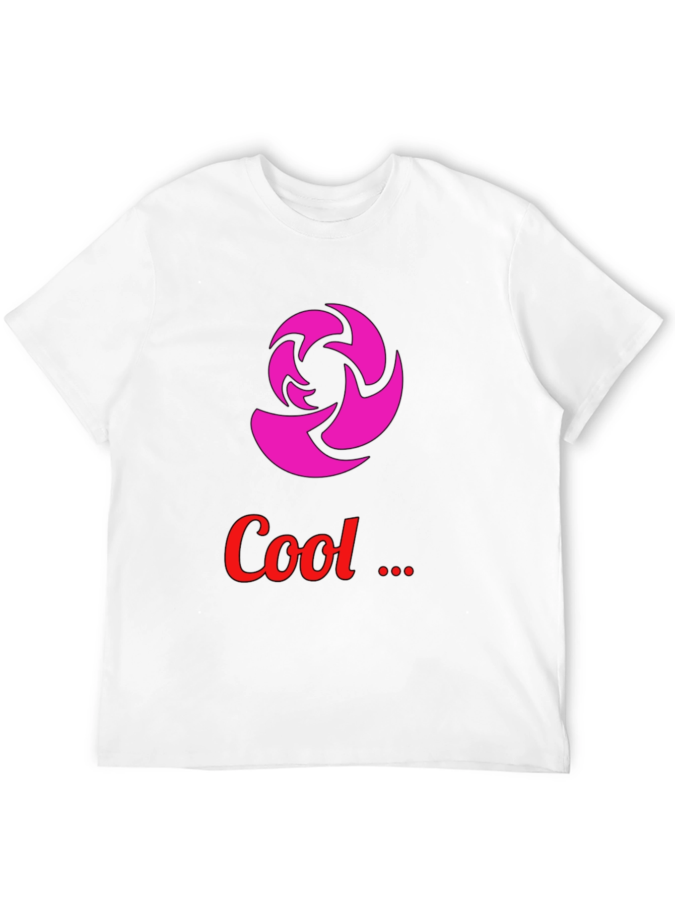 Cool Graphic Tee - Modern Design Black T-Shirt