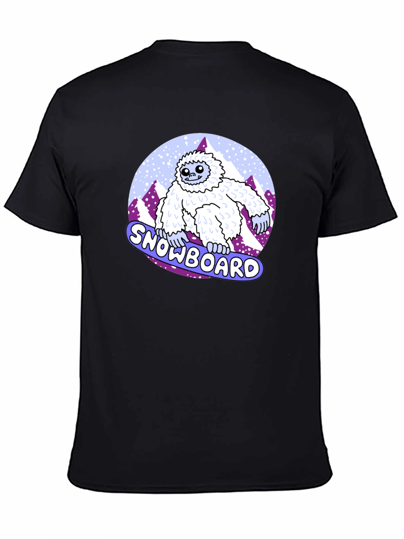 Snowboard Yeti T-Shirt - Funny Winter Sport Tee
