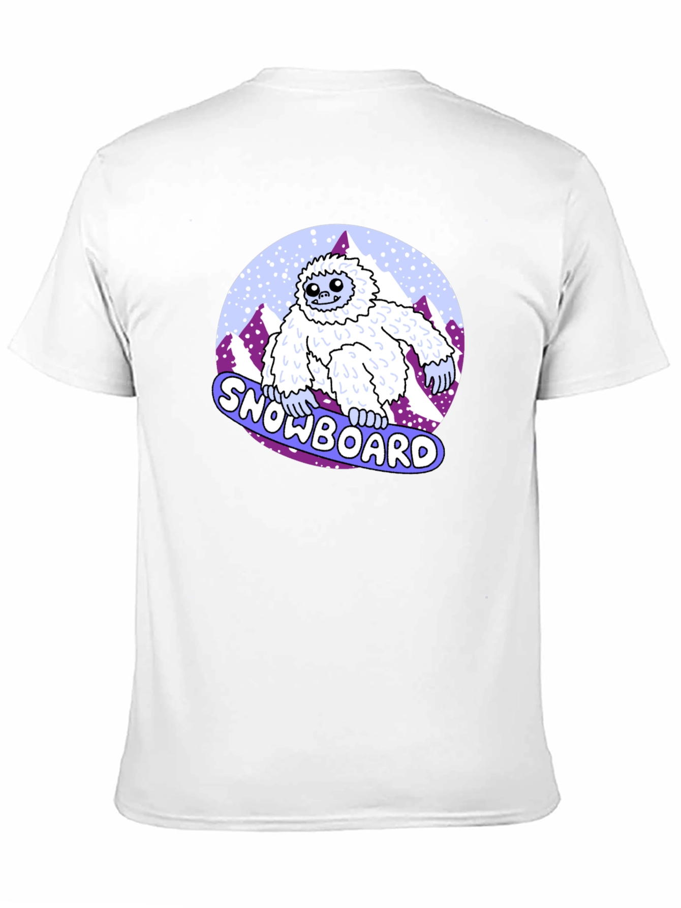 Snowboard Yeti T-Shirt - Funny Winter Sport Tee