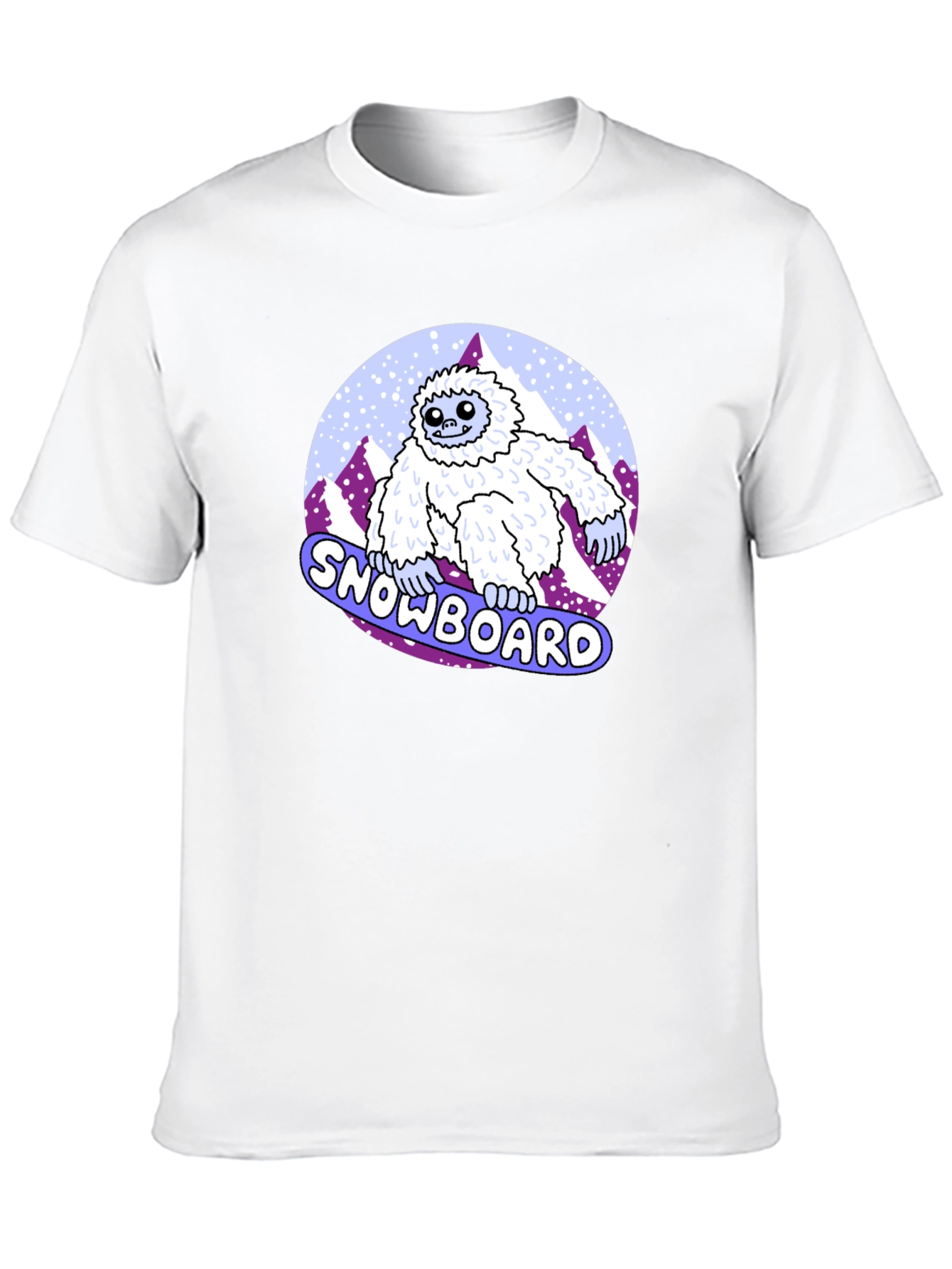 Snowboard Yeti T-Shirt - Funny Winter Sport Tee