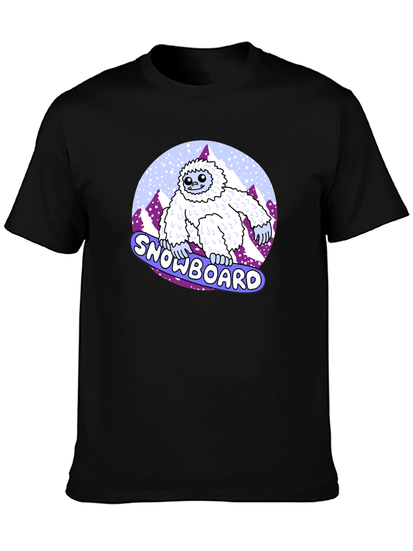 Snowboard Yeti T-Shirt - Funny Winter Sport Tee