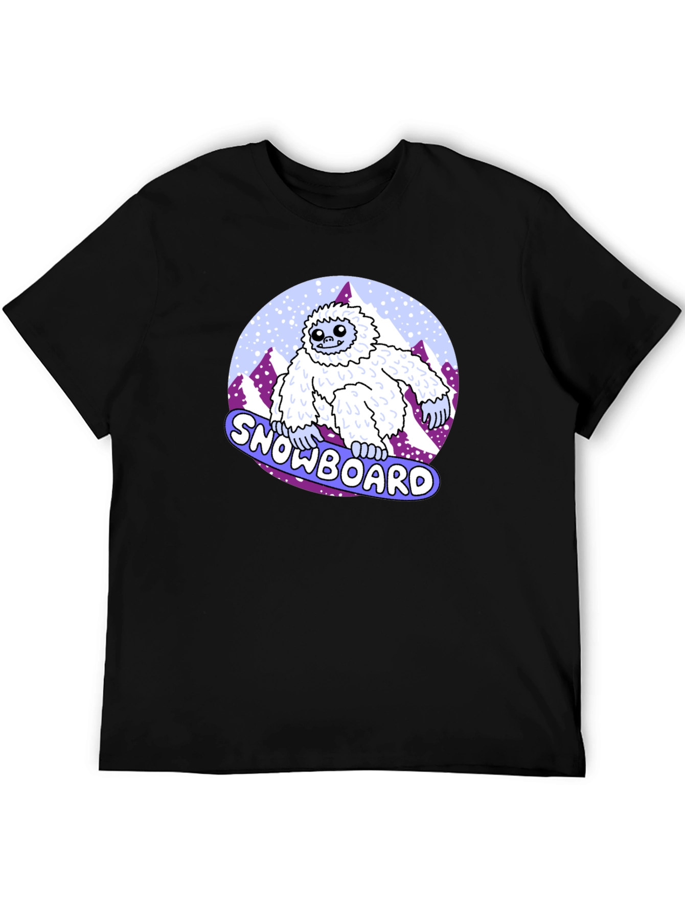 Snowboard Yeti T-Shirt - Funny Winter Sport Tee