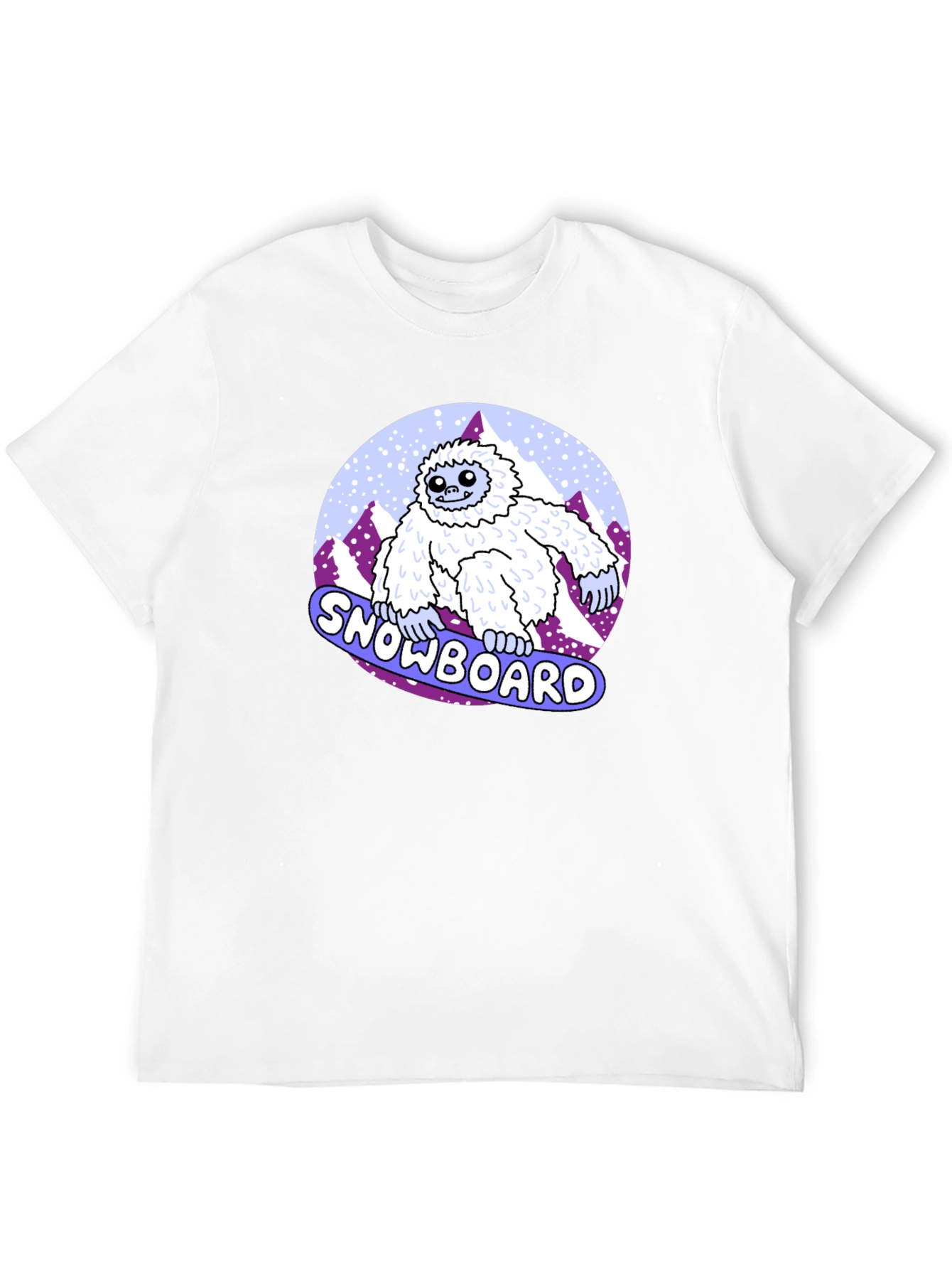 Snowboard Yeti T-Shirt - Funny Winter Sport Tee