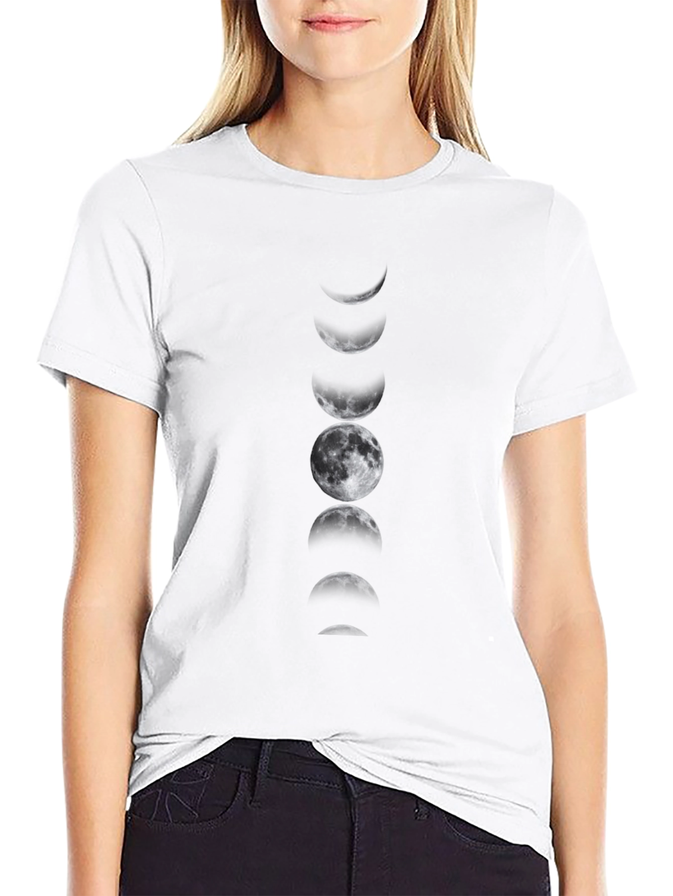 Lunar Phase T-Shirt - Celestial Style