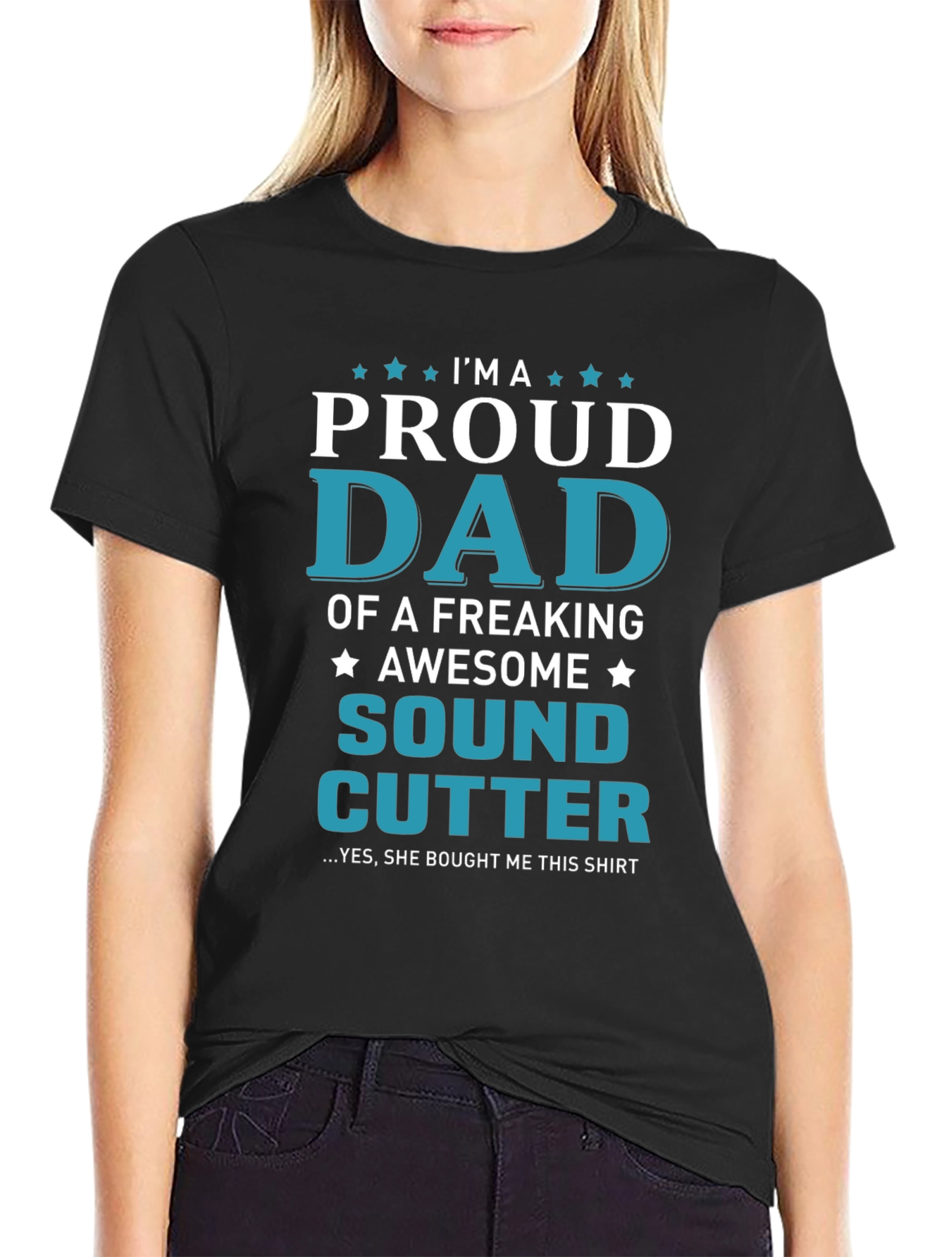 Proud Dad Sound Cutter Graphic Tee