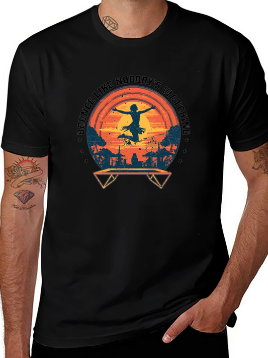 Bounce Like Nobodys Watching Black T-Shirt