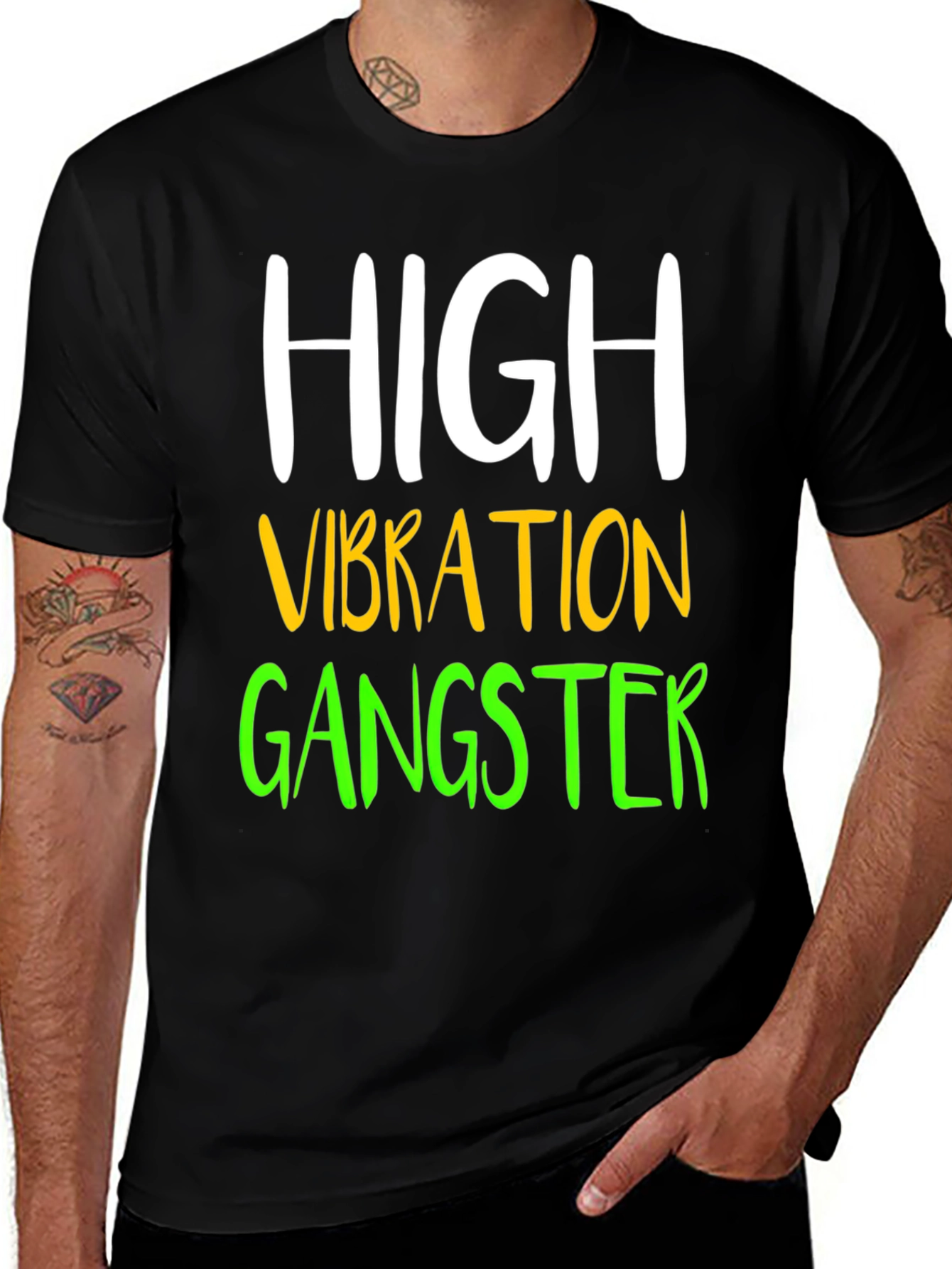 High Vibration Gangster Graphic Tee