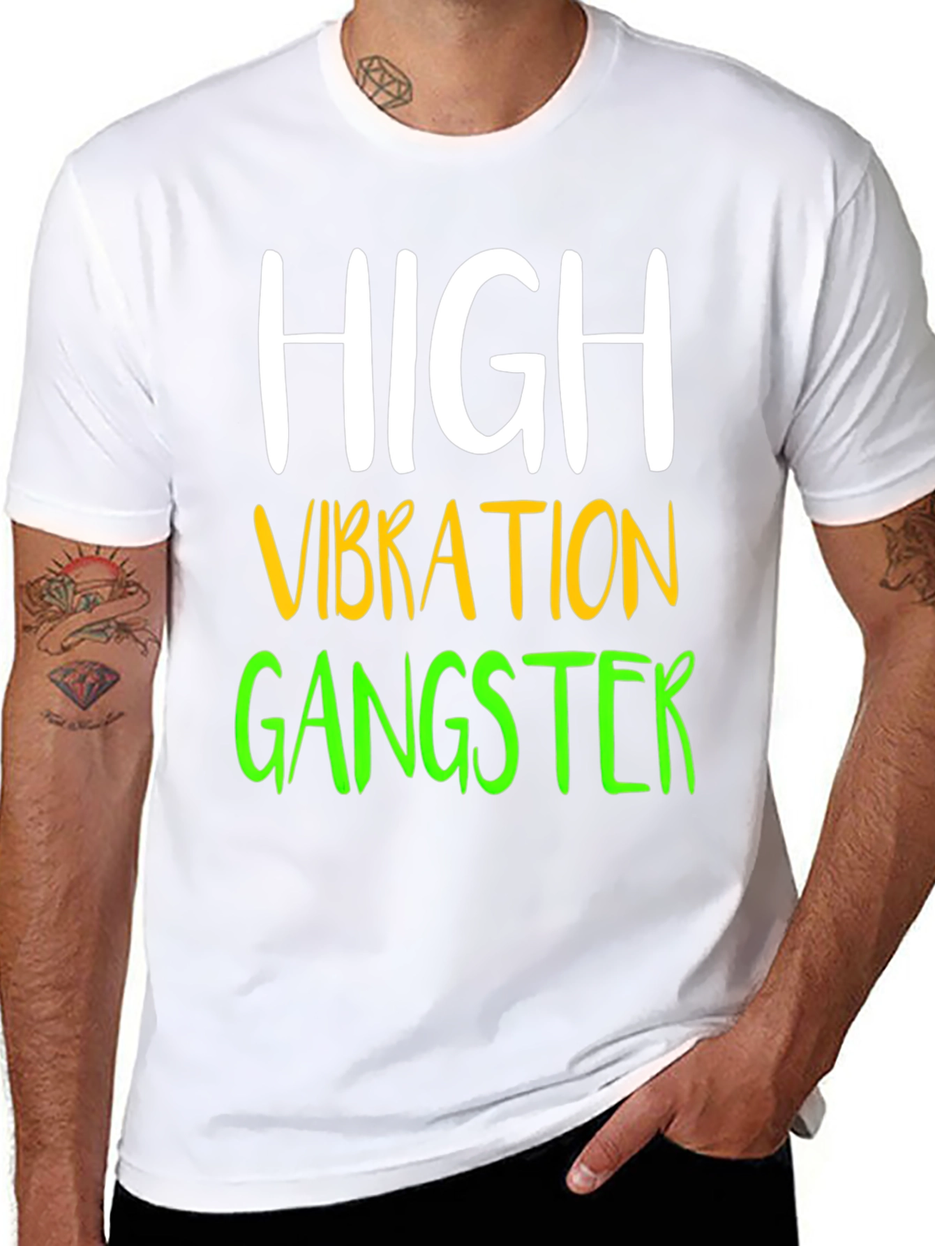 High Vibration Gangster Graphic Tee