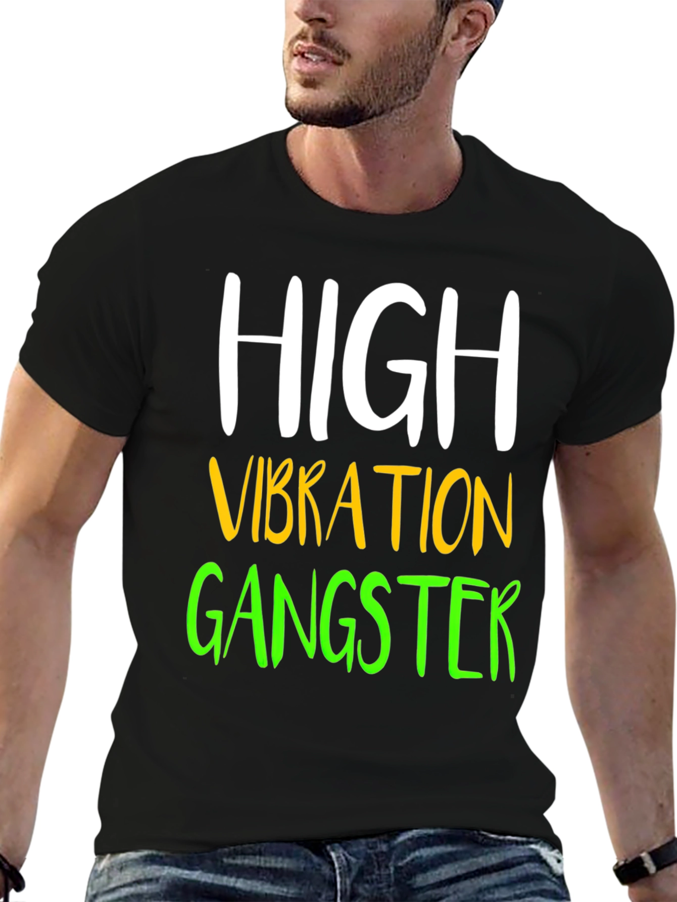 High Vibration Gangster Graphic Tee
