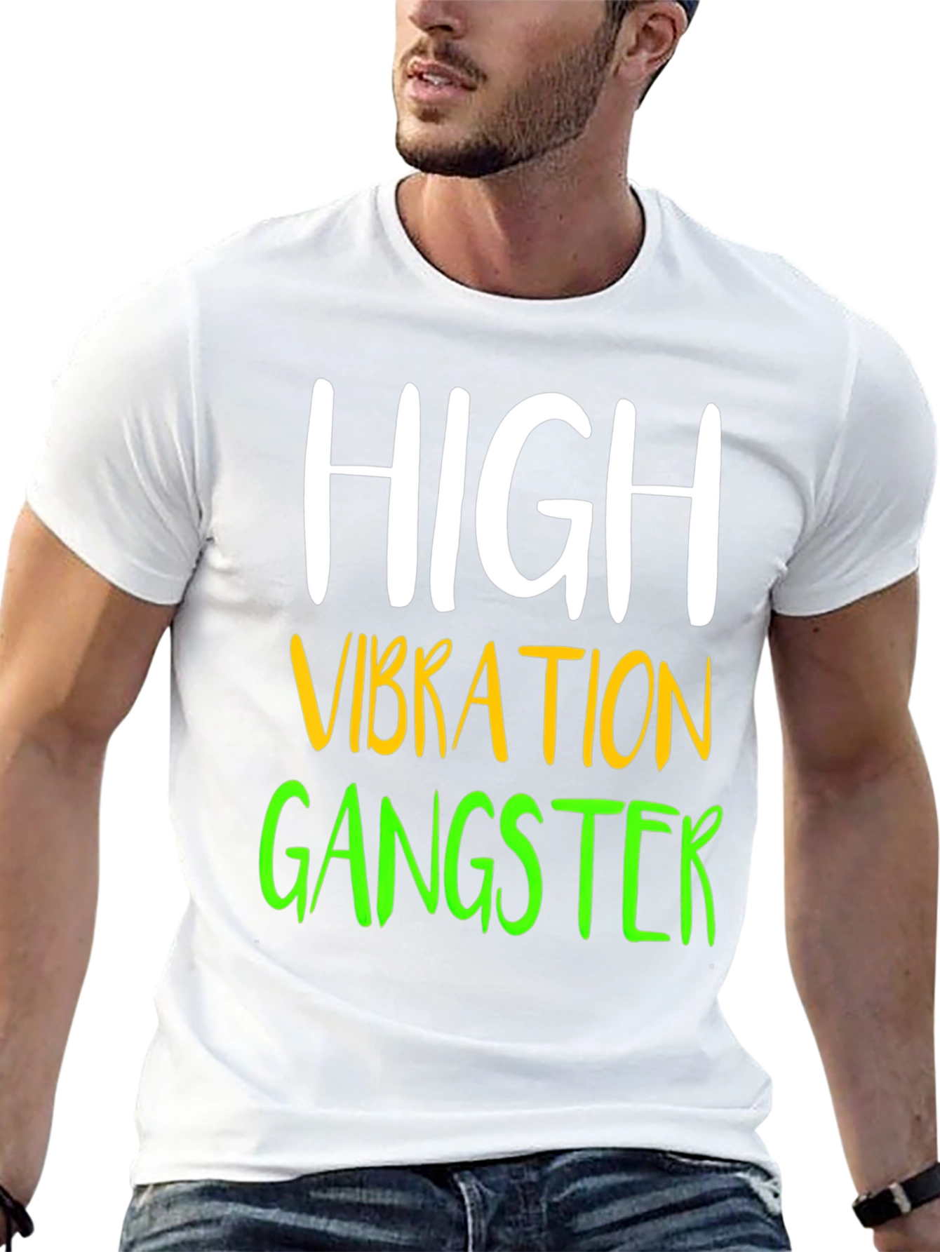 High Vibration Gangster Graphic Tee