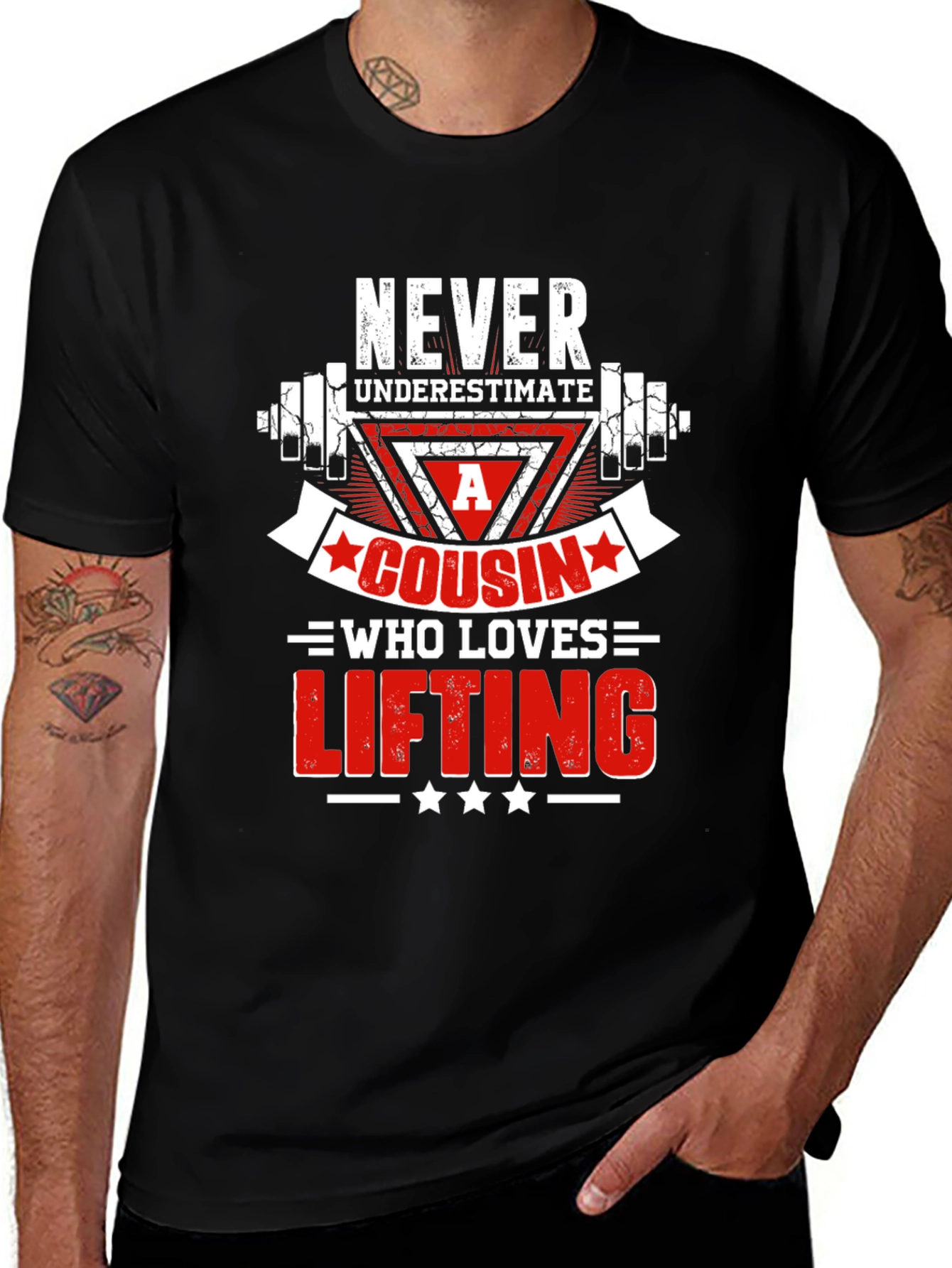 Never Underestimate A Cousin Who Loves Lifting T-Shirt