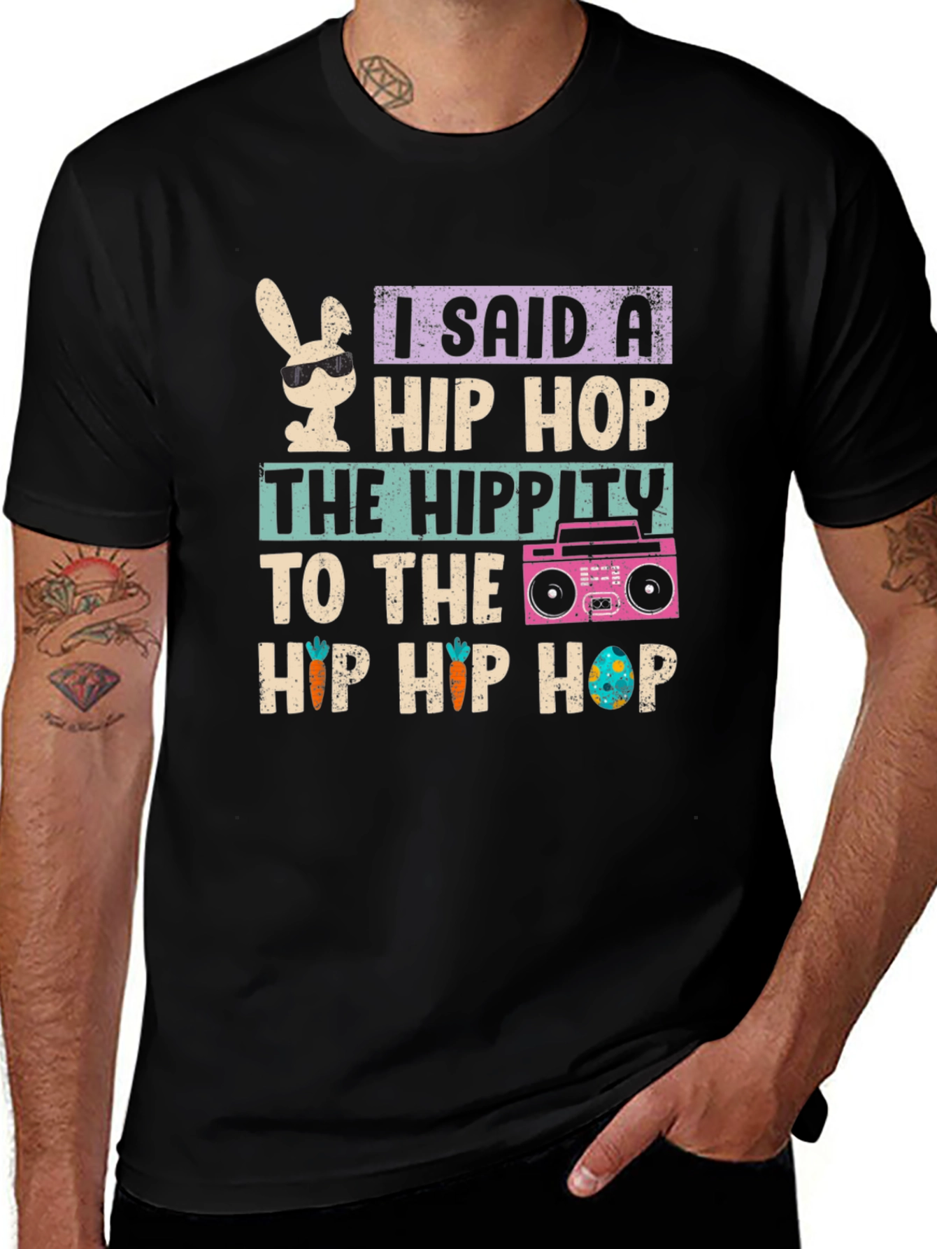Hip Hop Easter Bunny T-Shirt