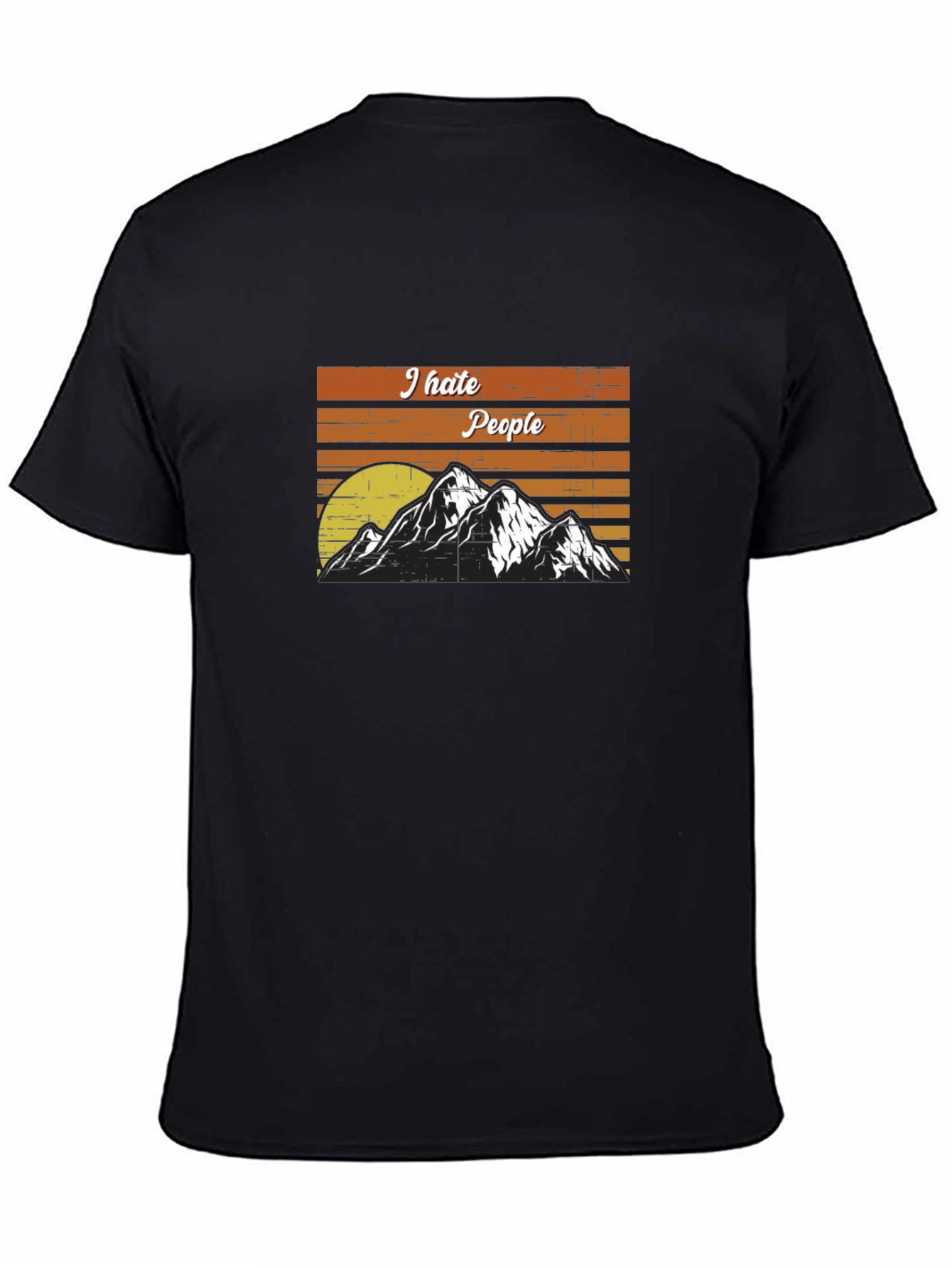 I Hate People Mountain T-Shirt - Adventure Tee