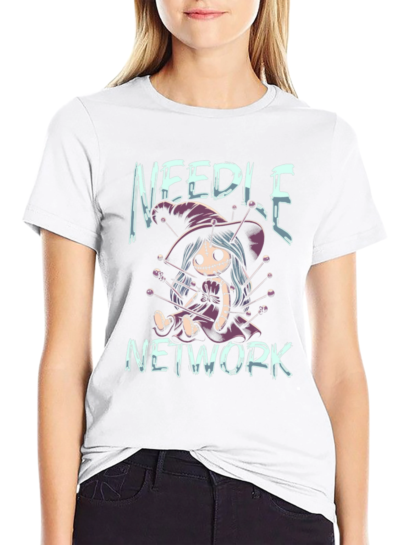 Needle Network Voodoo Doll T-Shirt