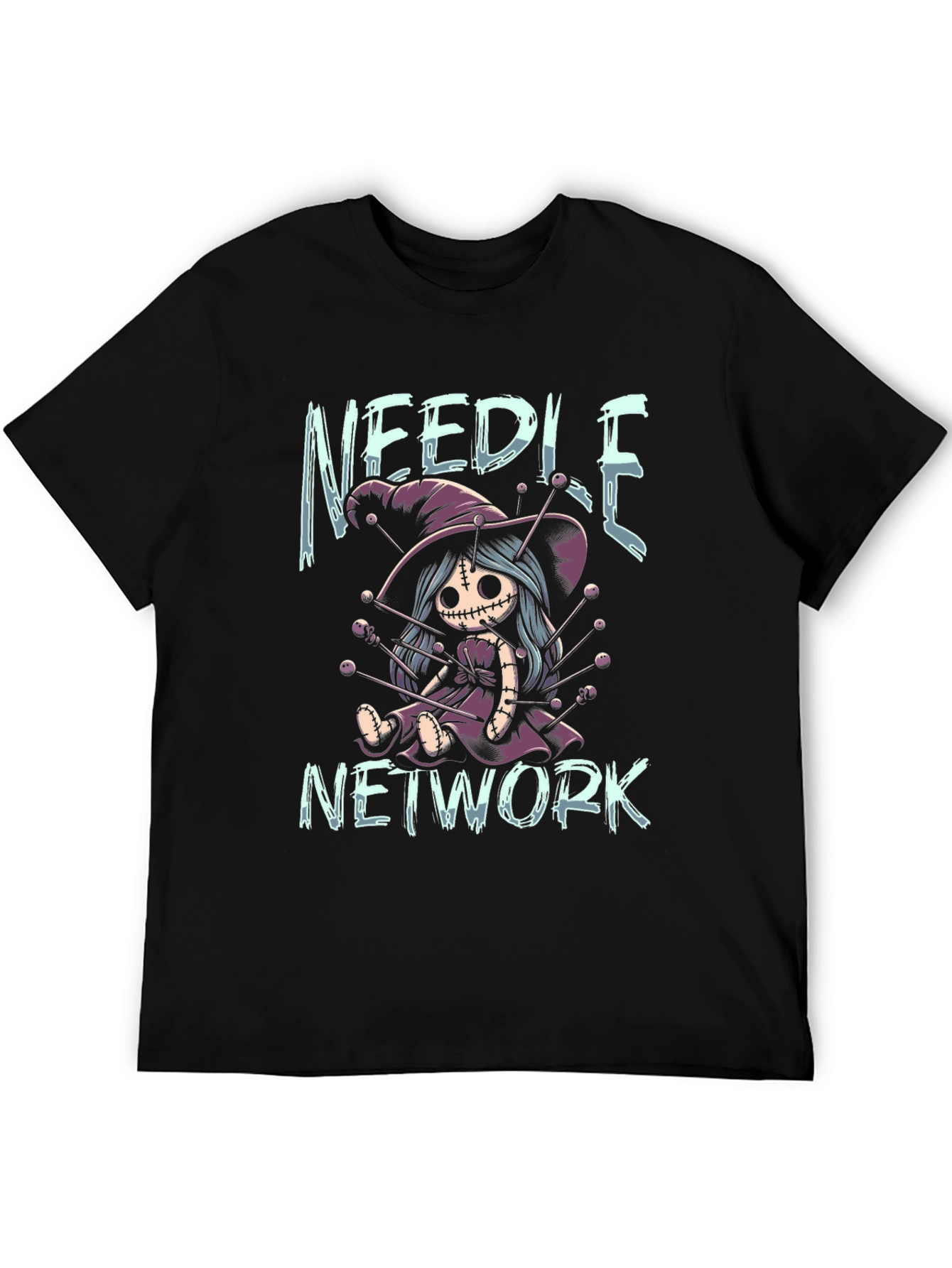Needle Network Voodoo Doll T-Shirt