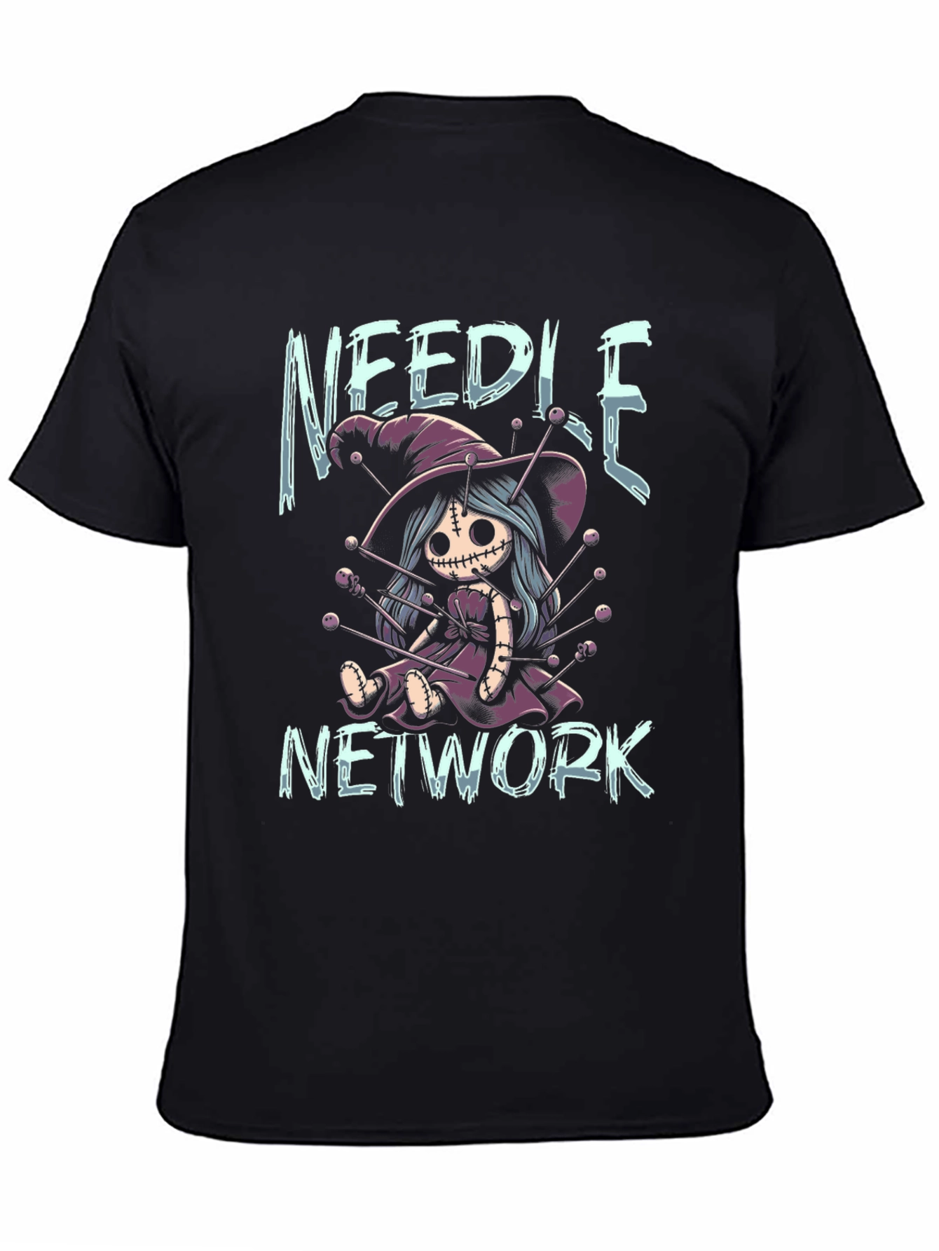 Needle Network Voodoo Doll T-Shirt