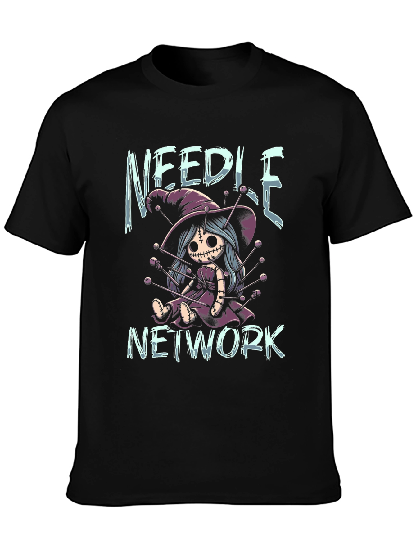 Needle Network Voodoo Doll T-Shirt