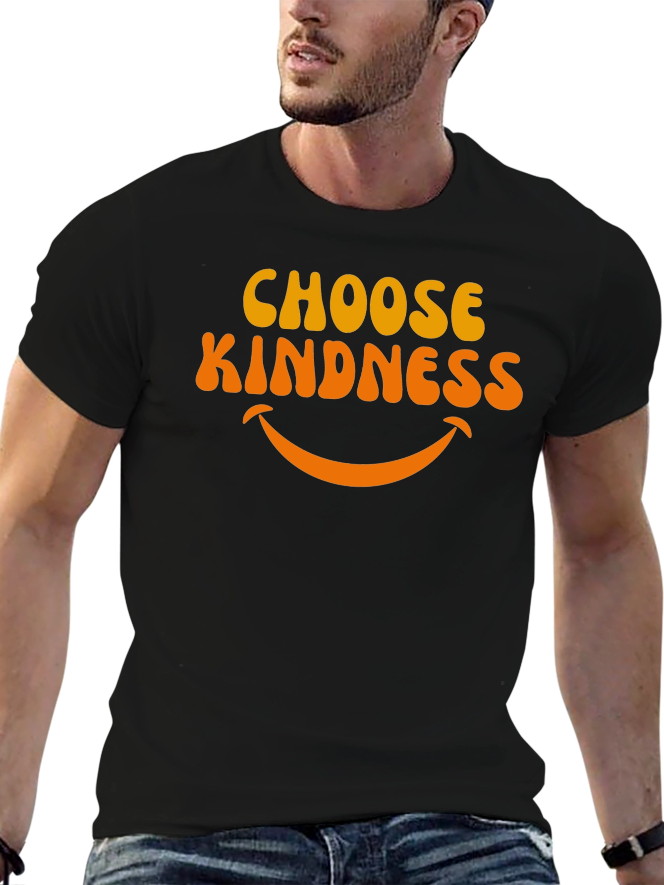 Choose Kindness T-Shirt - Smiley Face Graphic Tee