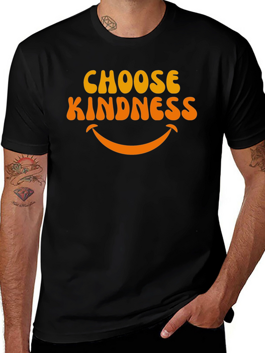 Choose Kindness T-Shirt - Smiley Face Graphic Tee