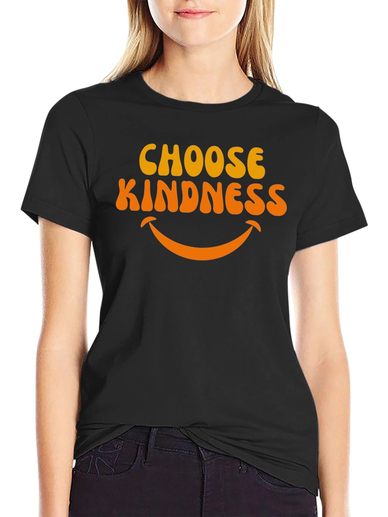 Choose Kindness T-Shirt - Smiley Face Graphic Tee