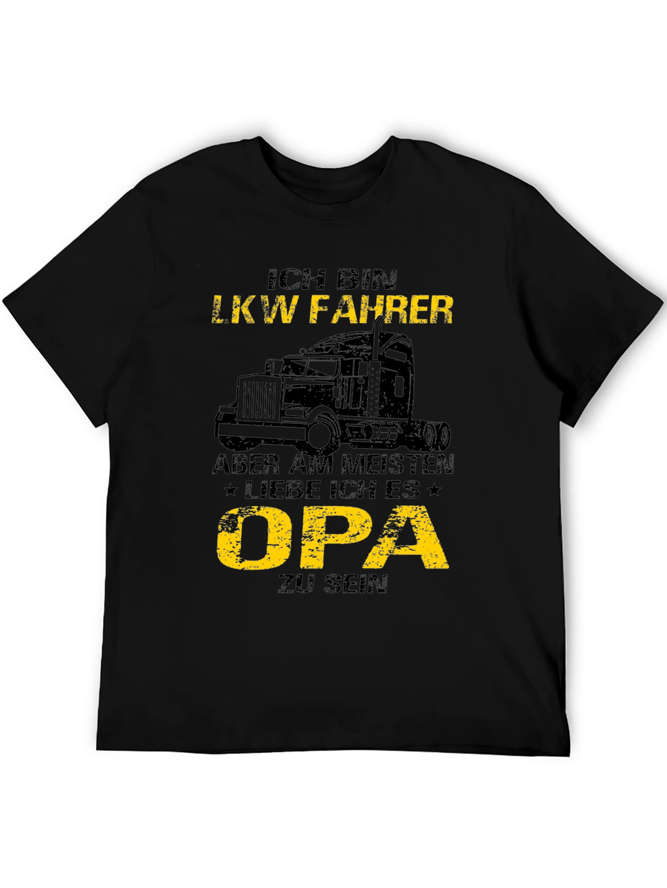 Ich Bin LKW Fahrer Opa T-Shirt