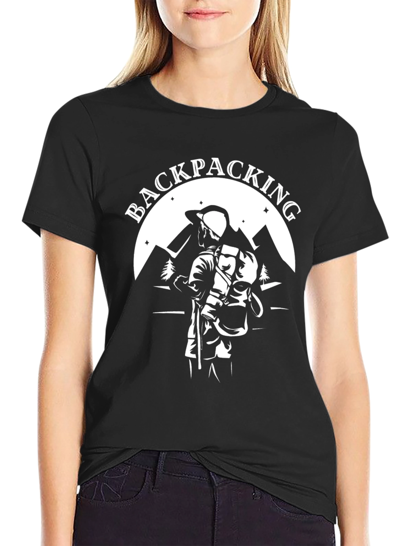 Backpacking Graphic T-Shirt - Outdoor Adventure Tee