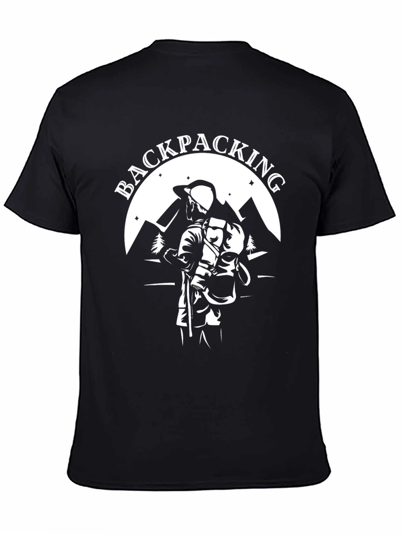 Backpacking Graphic T-Shirt - Outdoor Adventure Tee