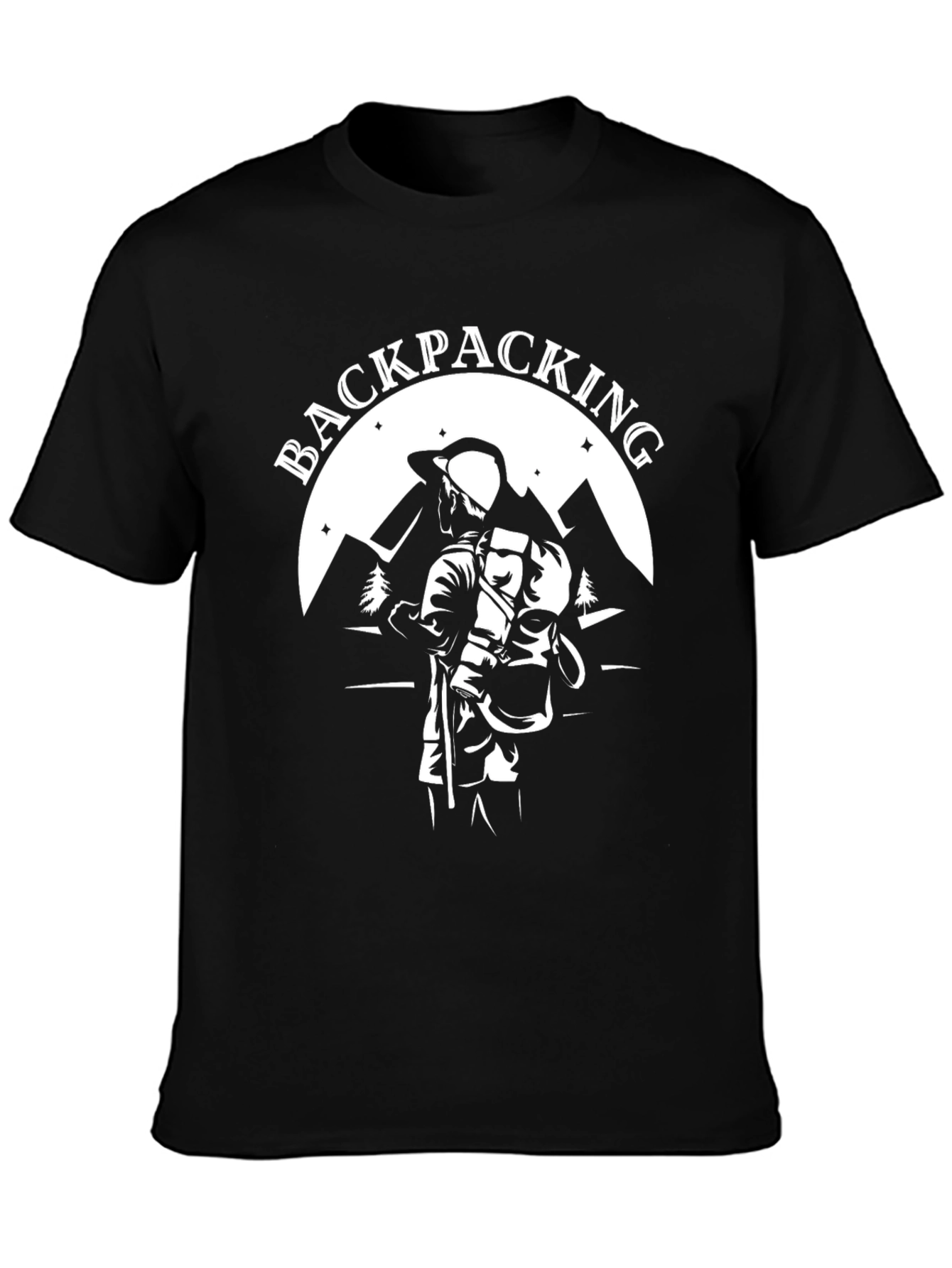Backpacking Graphic T-Shirt - Outdoor Adventure Tee