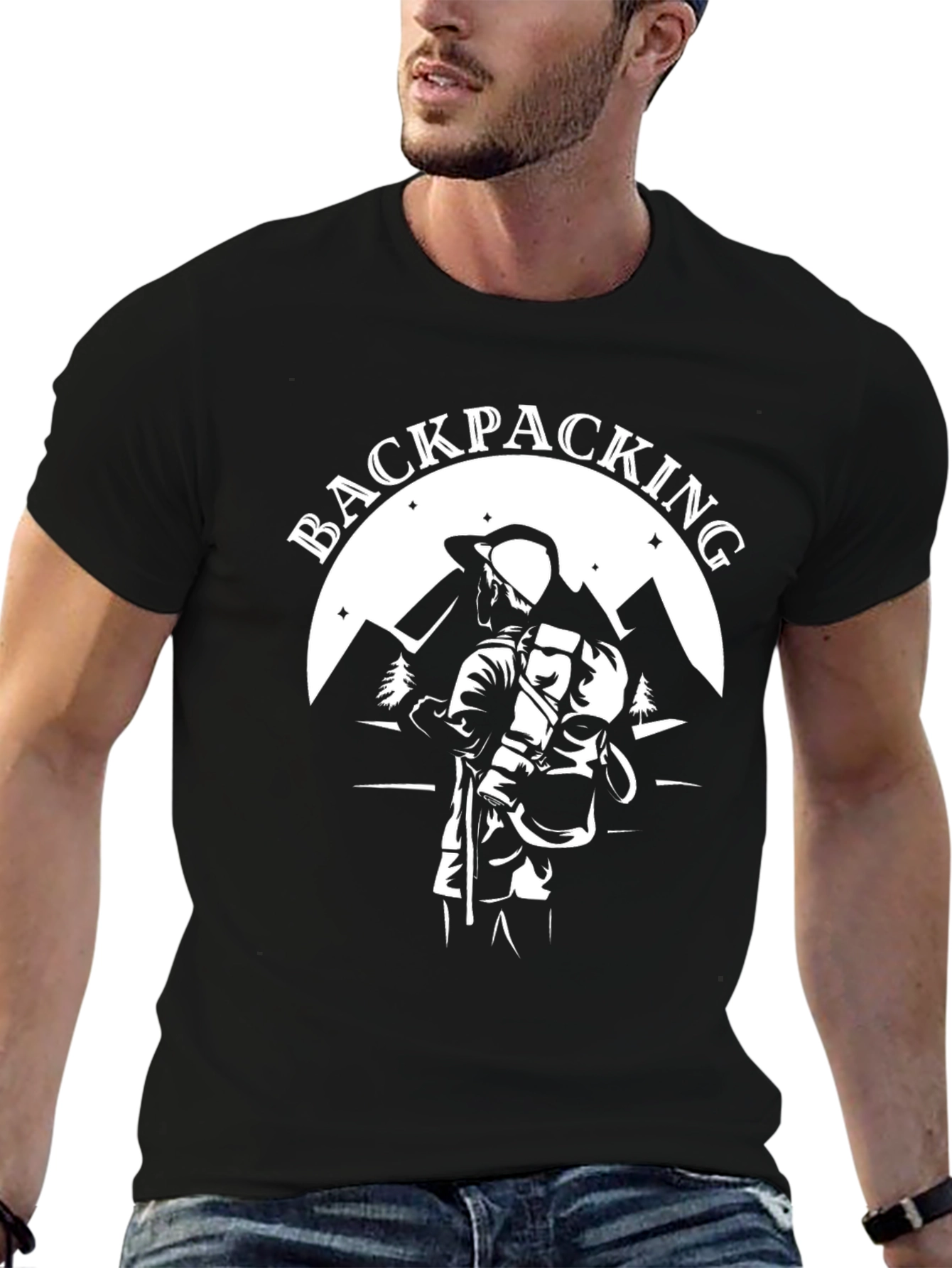 Backpacking Graphic T-Shirt - Outdoor Adventure Tee