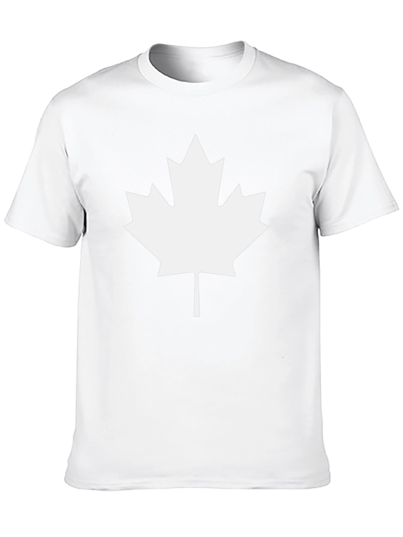 Maple Leaf Graphic Tee - Black Cotton